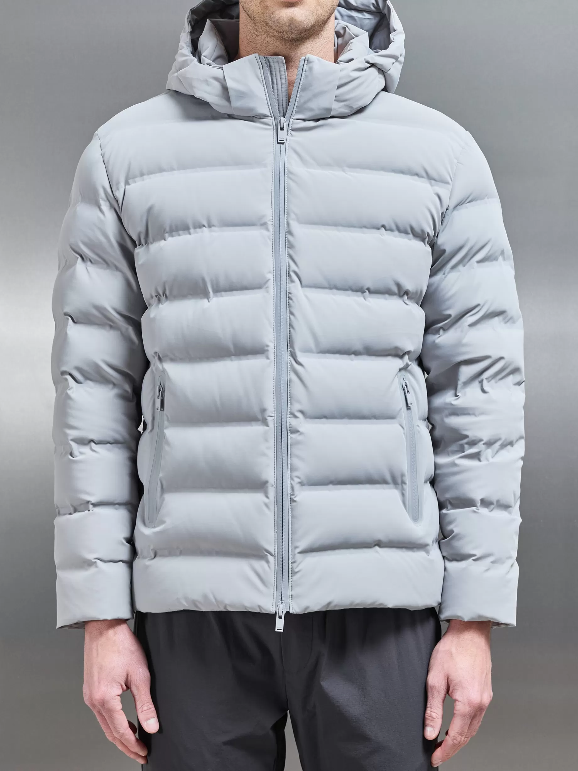 Cheap ARNE Active Down Jacket - Mid Grey MidGrey