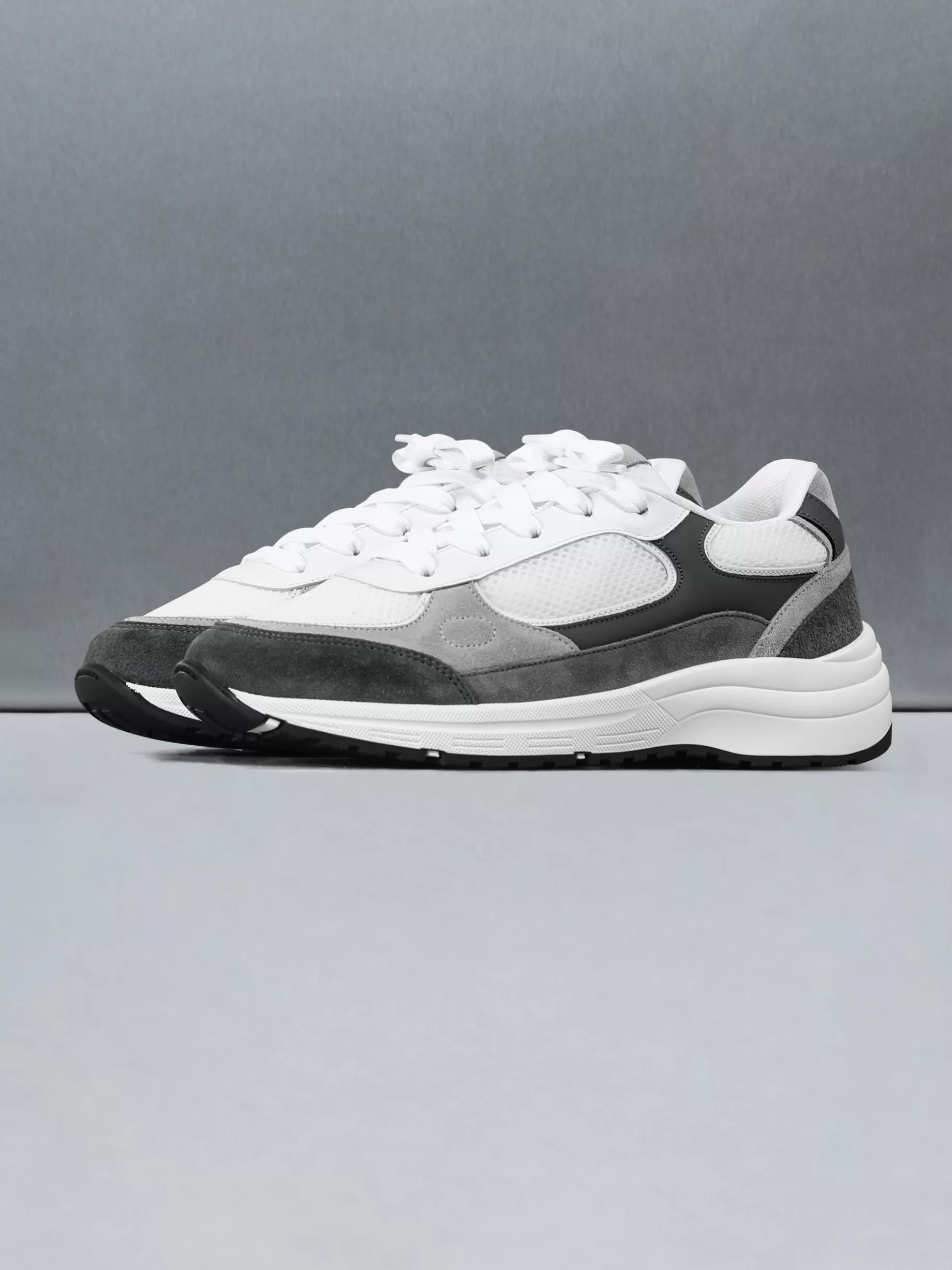 Hot ARNE Apollo Runner - White Grey WhiteGrey