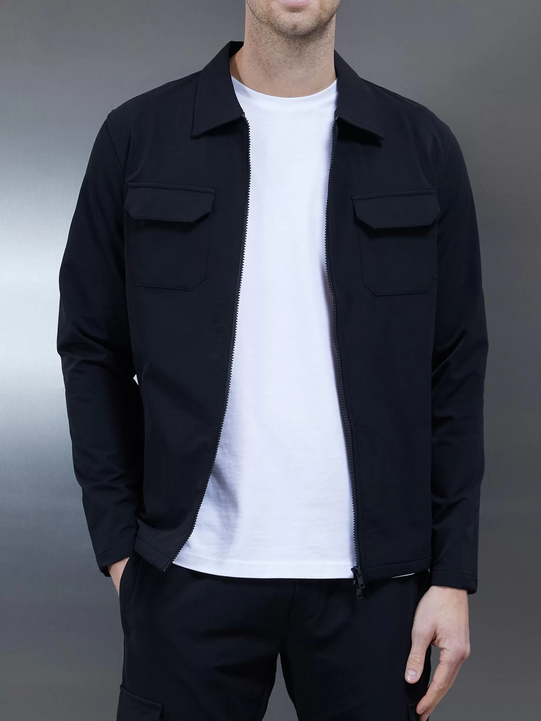 Online ARNE Cargo Jacket - Black