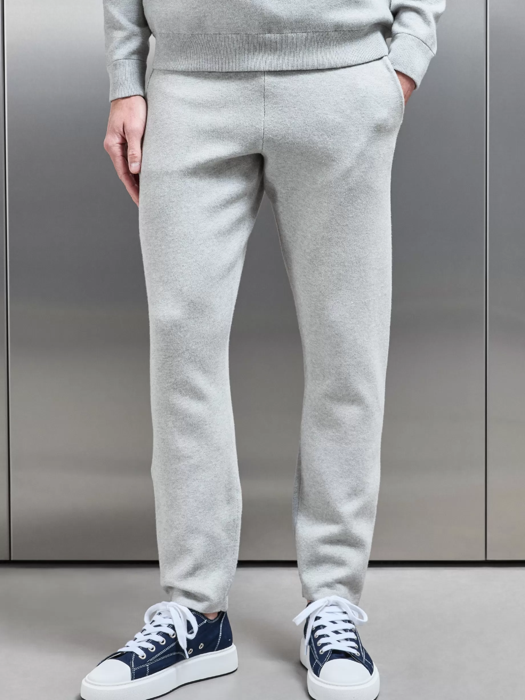 Best Sale ARNE Chunky Knitted Jogger - Marl Grey MarlGrey