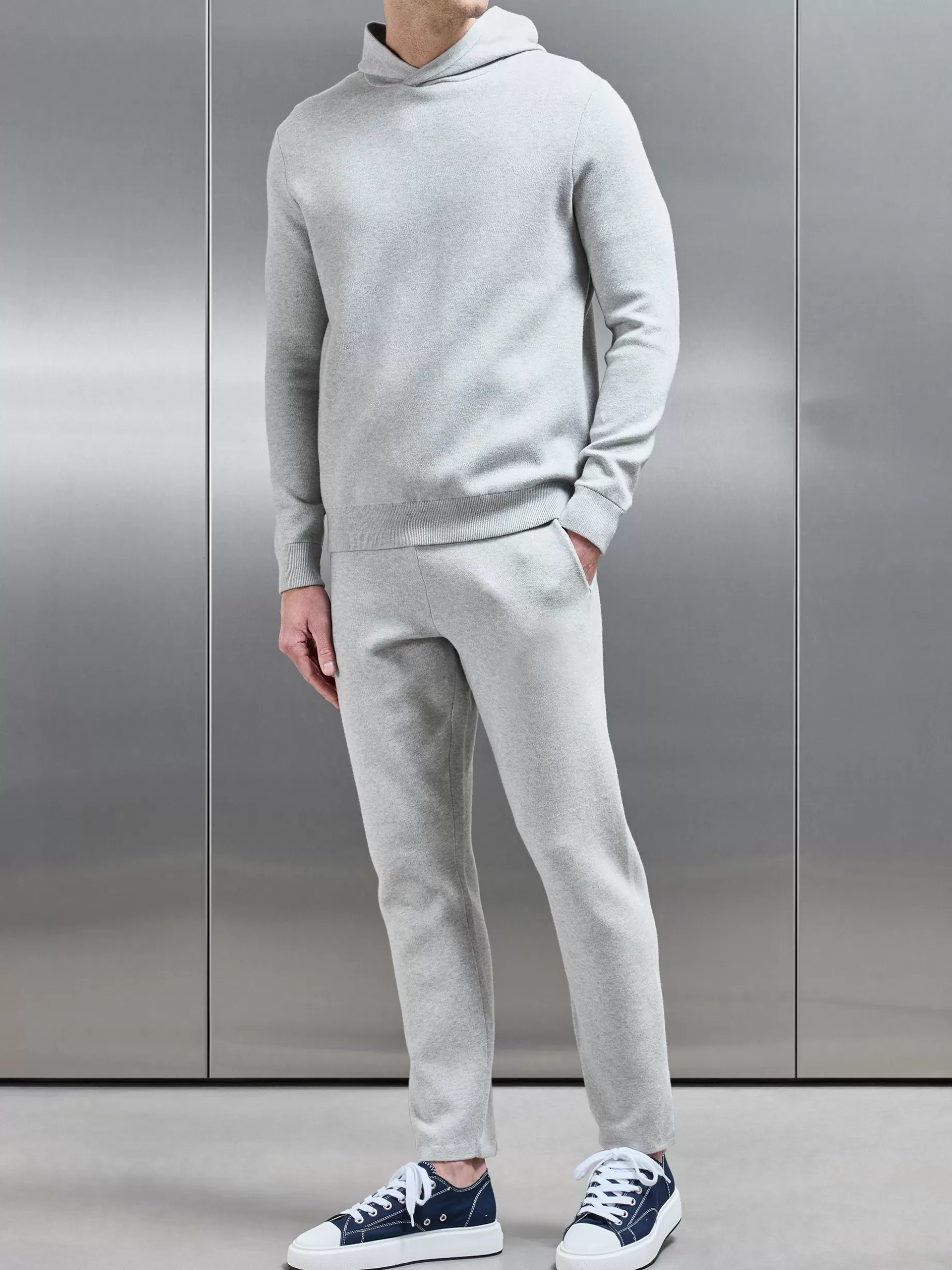 Best Sale ARNE Chunky Knitted Jogger - Marl Grey MarlGrey