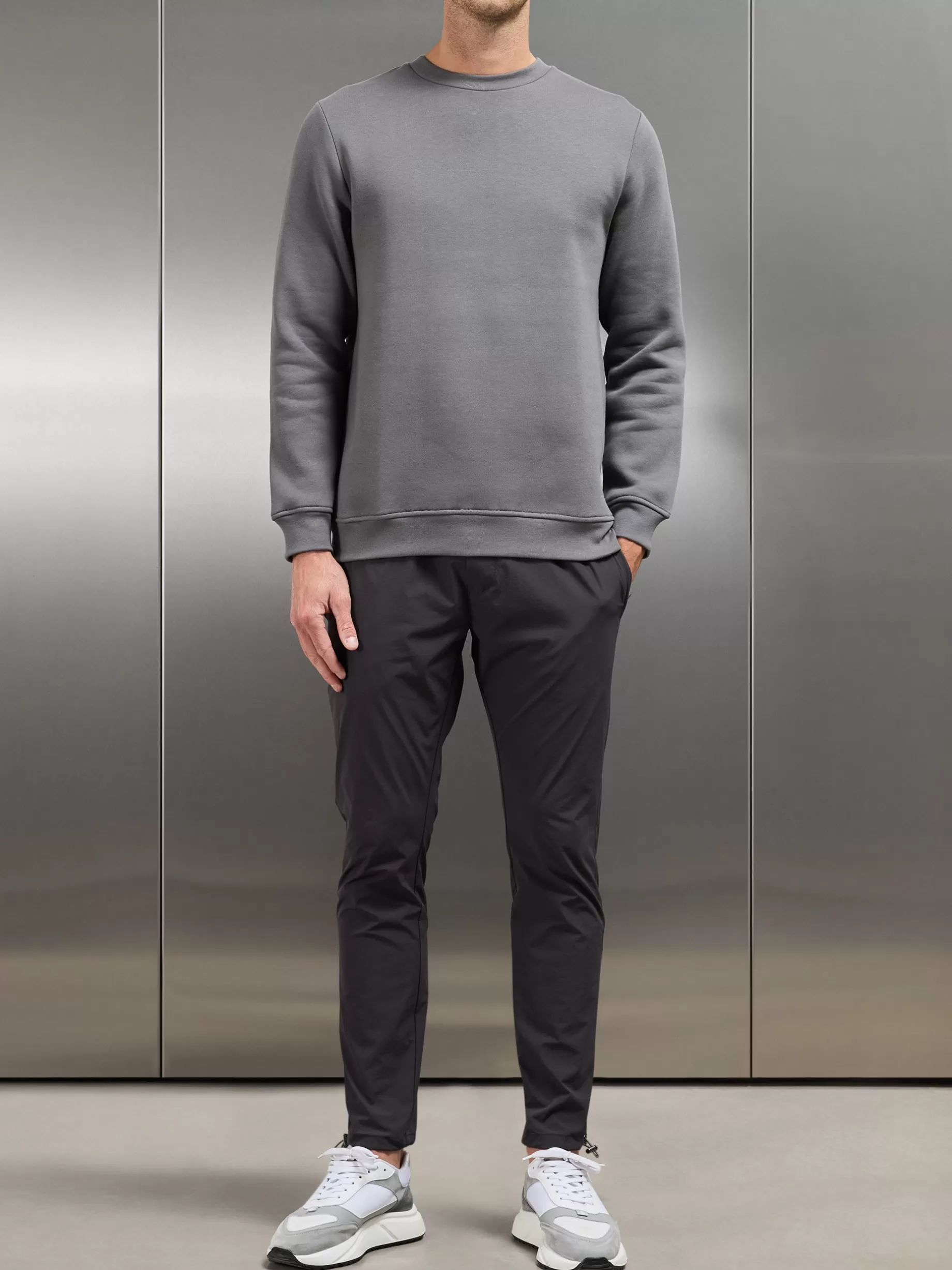 New ARNE Essential Sweatshirt - Grey