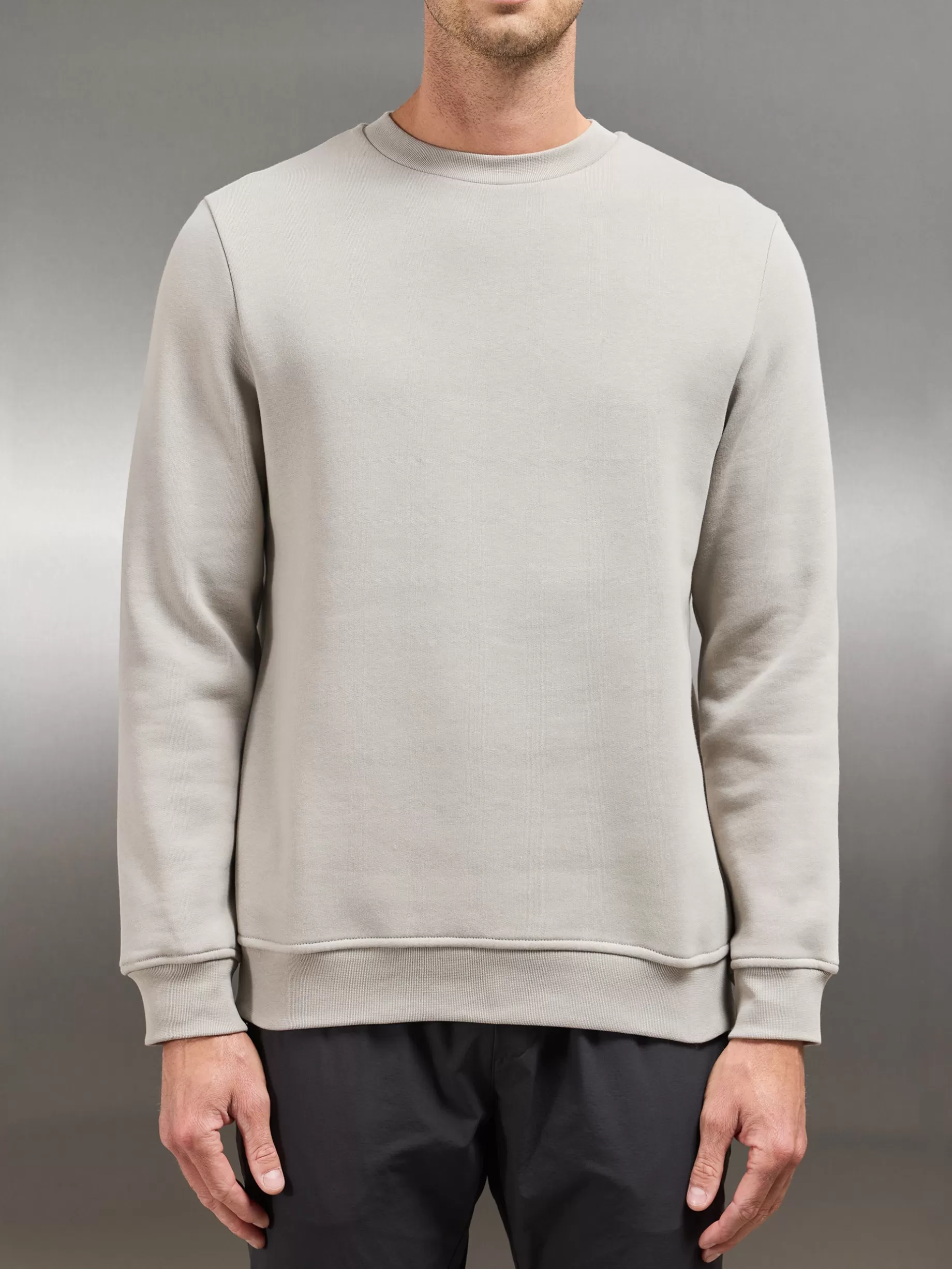 Cheap ARNE Essential Sweatshirt - Stone