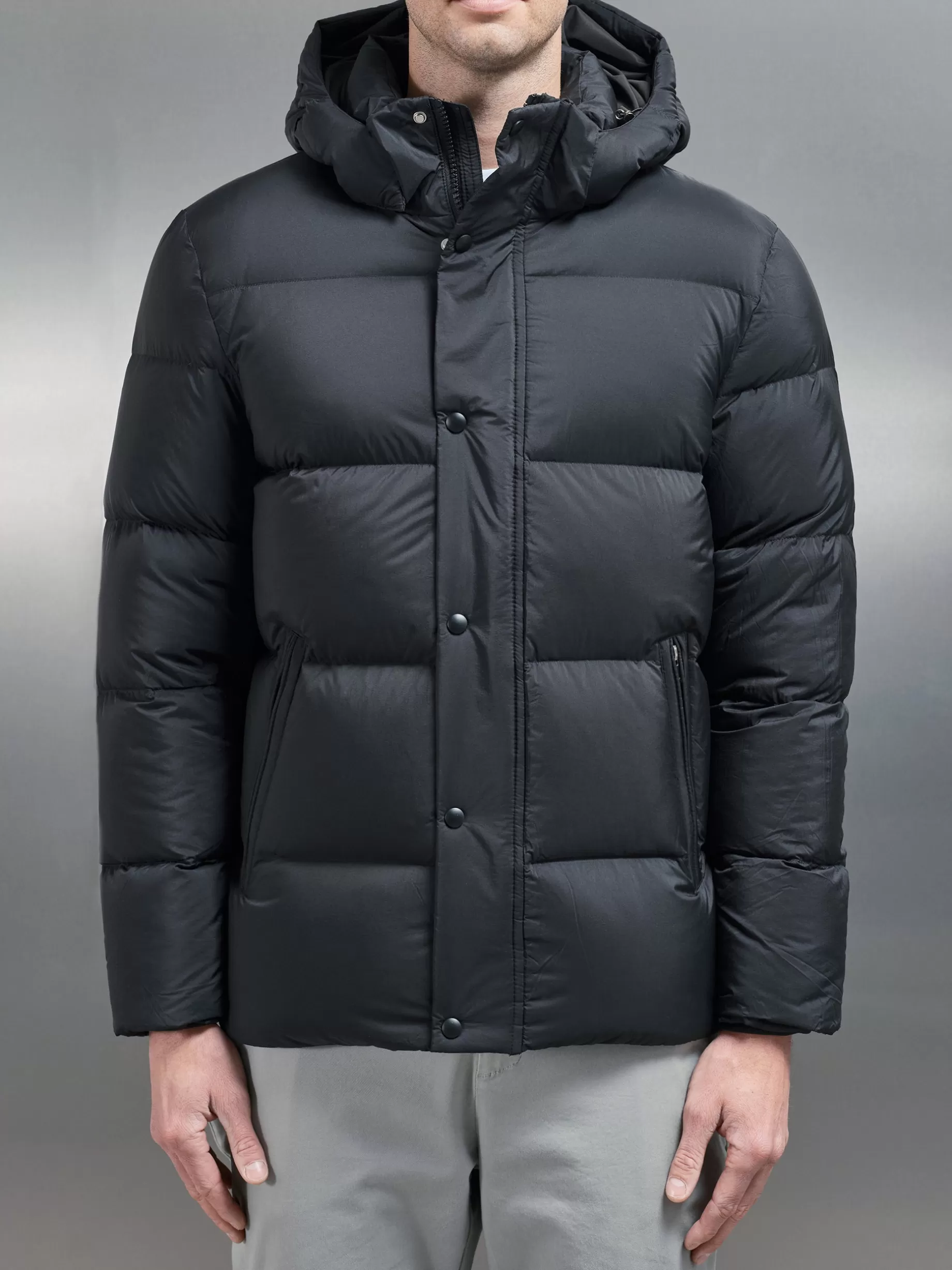 Sale ARNE Goose Down Short Length Jacket - Black