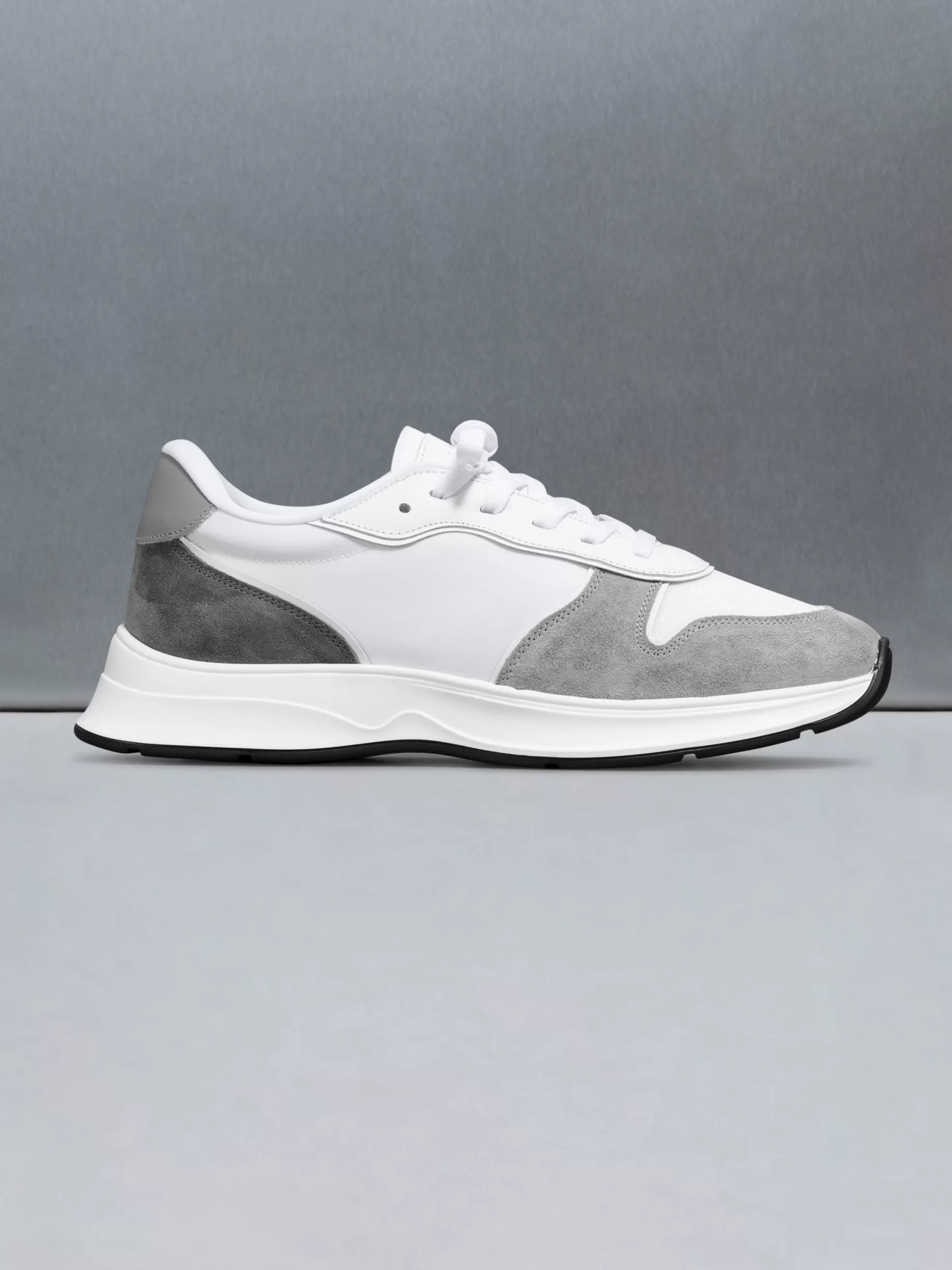 Clearance ARNE Hybrid Runner - White Grey WhiteGrey