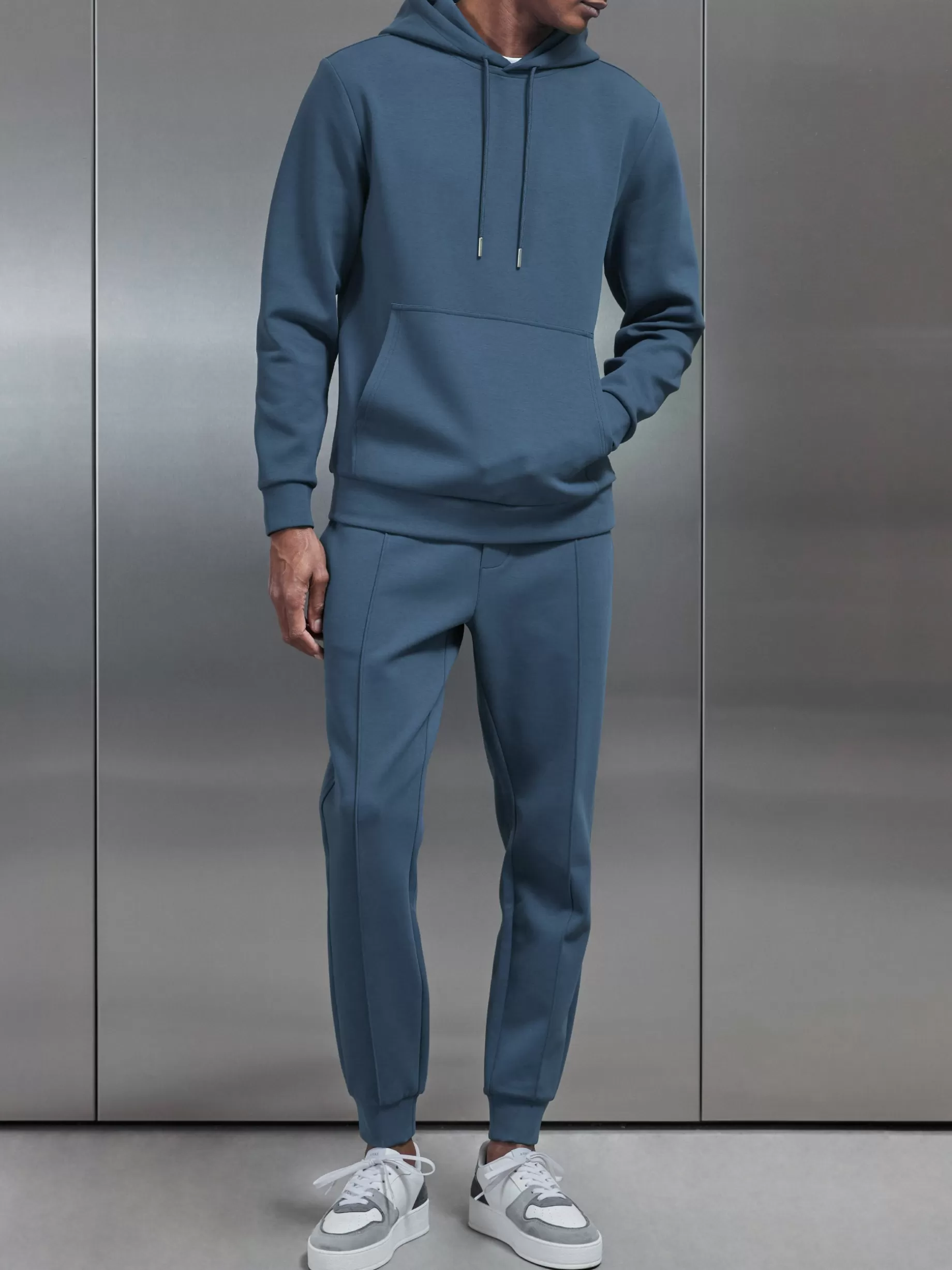 Online ARNE Interlock Jersey Jogger - Steel Blue SteelBlue