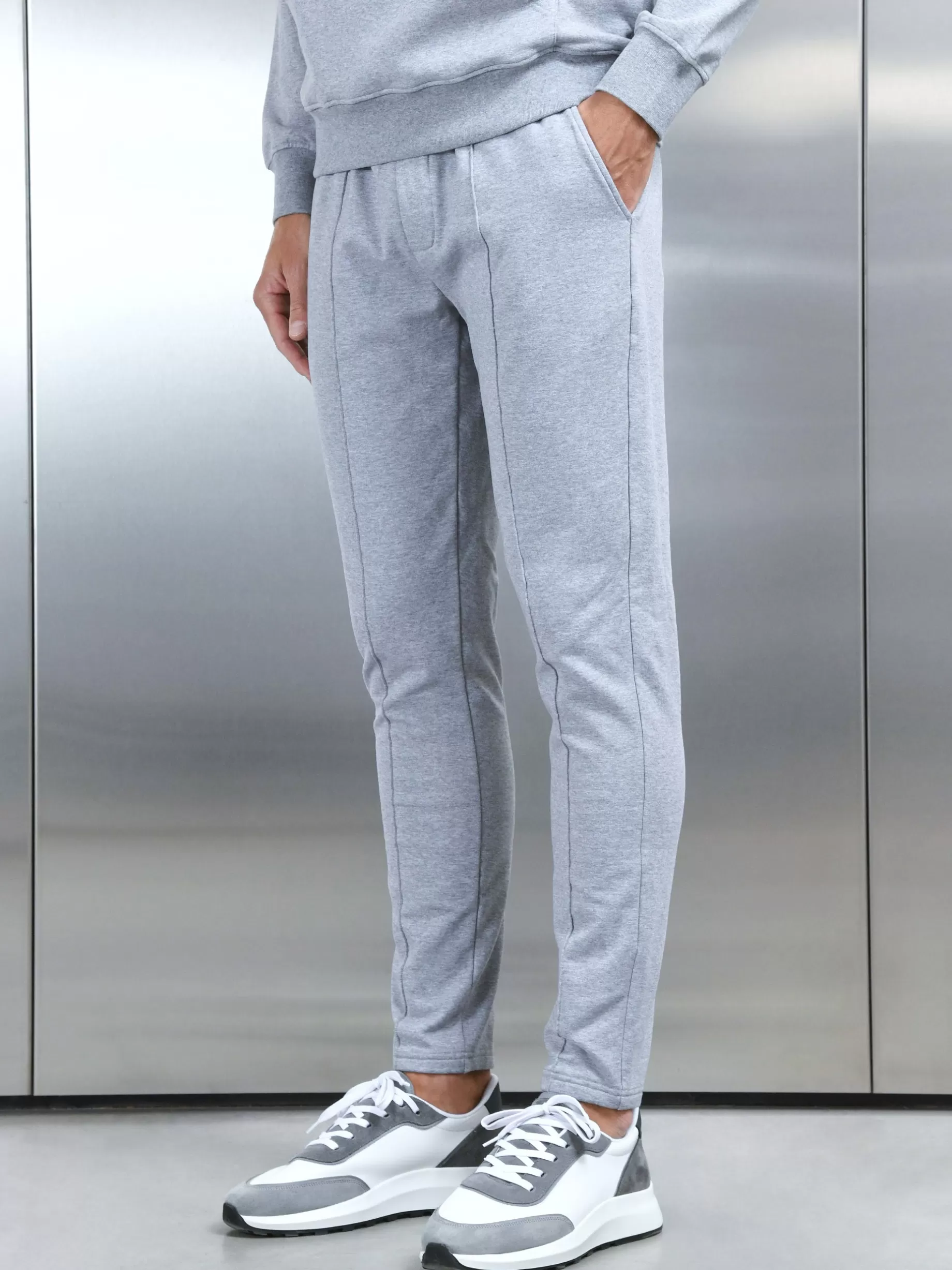 Best ARNE Jersey Jogger - Marl Grey MarlGrey