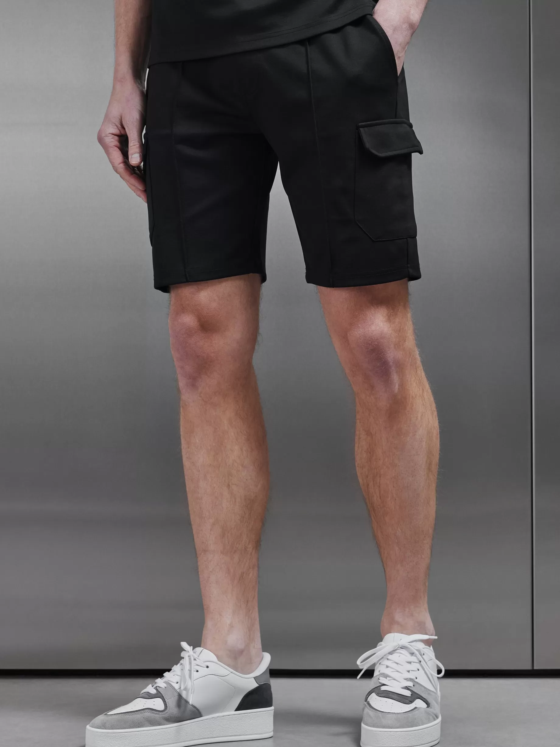 Hot ARNE Luxe Cargo Short - Black