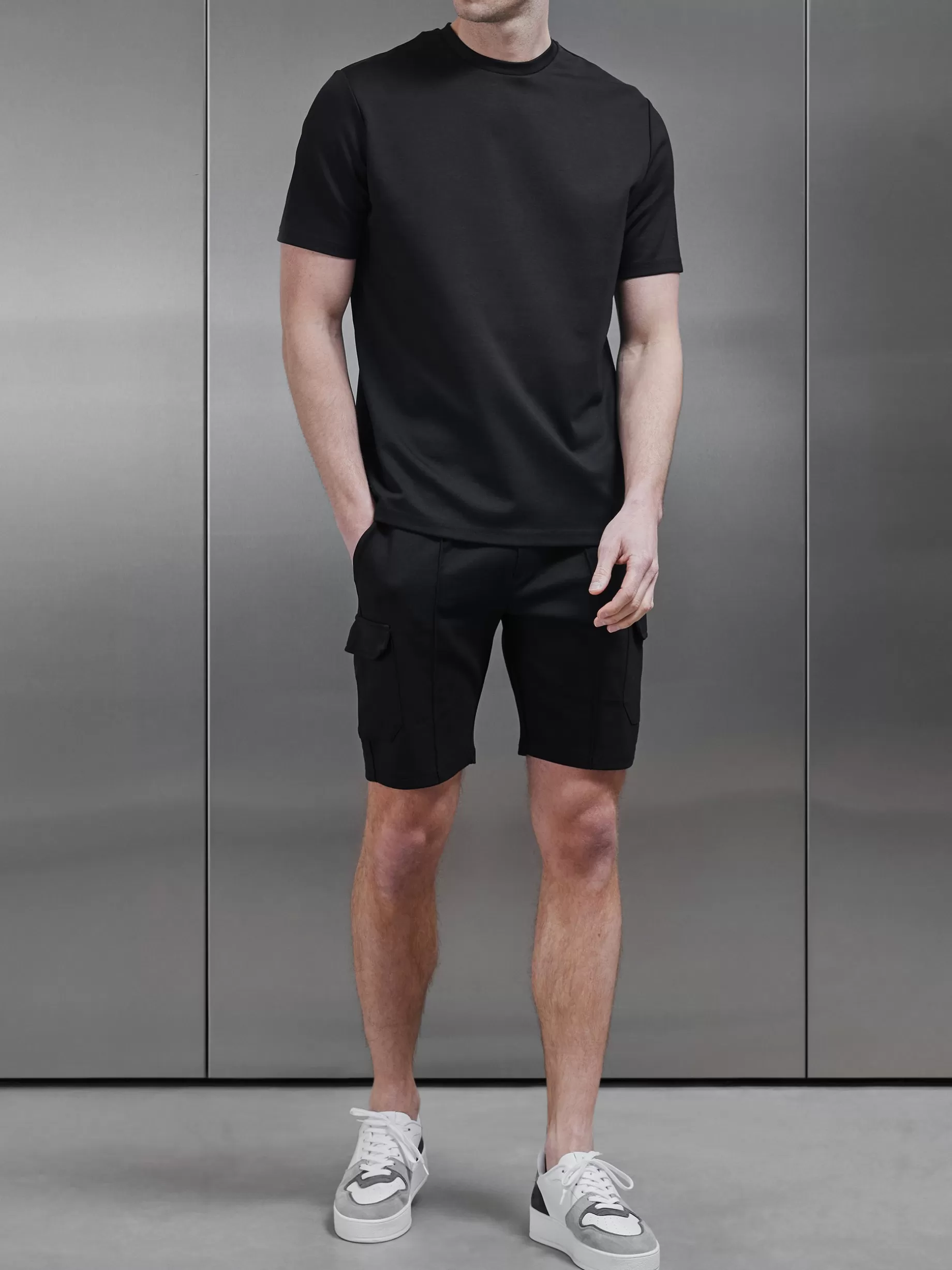 Hot ARNE Luxe Cargo Short - Black