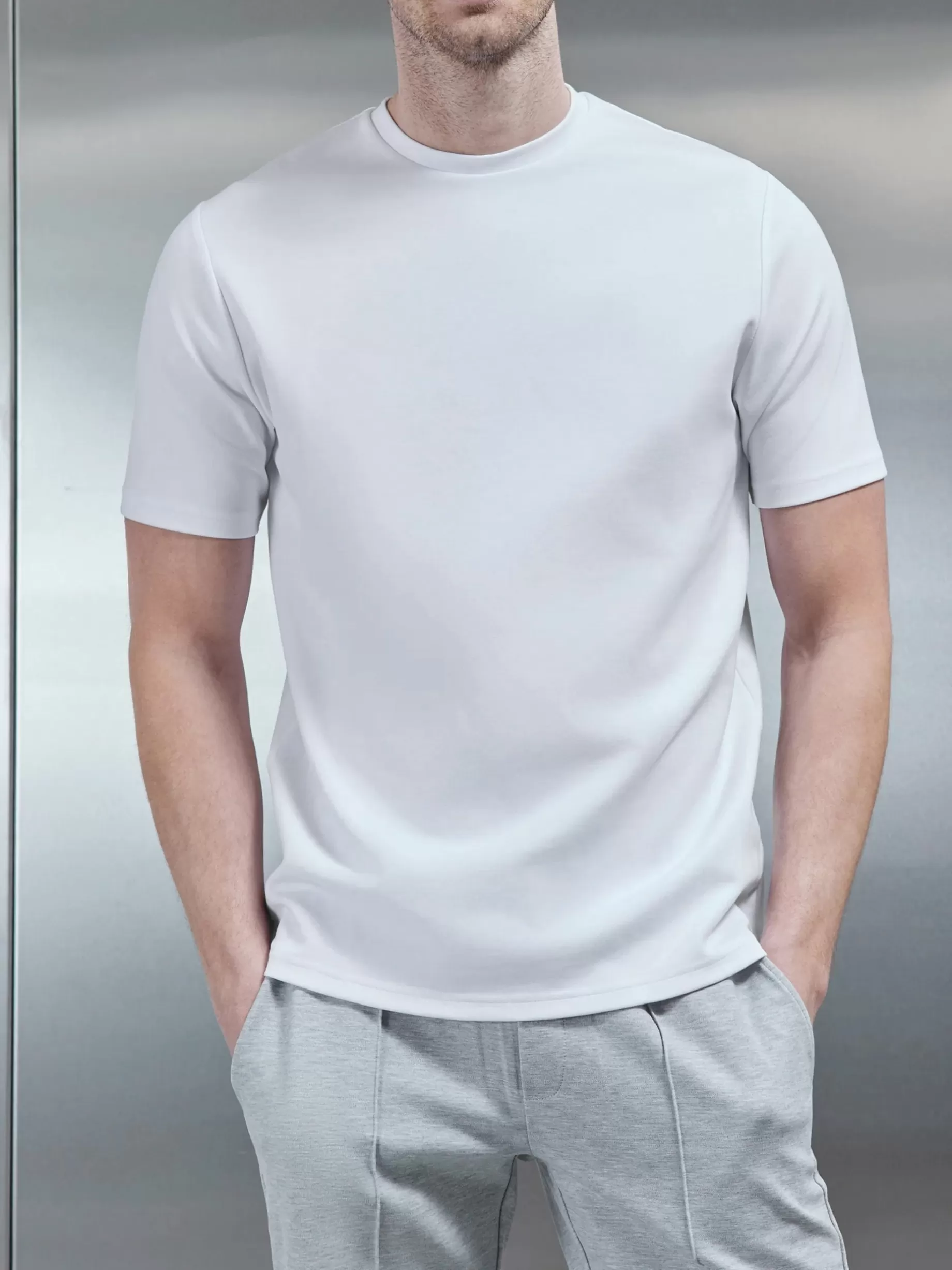 New ARNE Luxe Essential T-Shirt - White