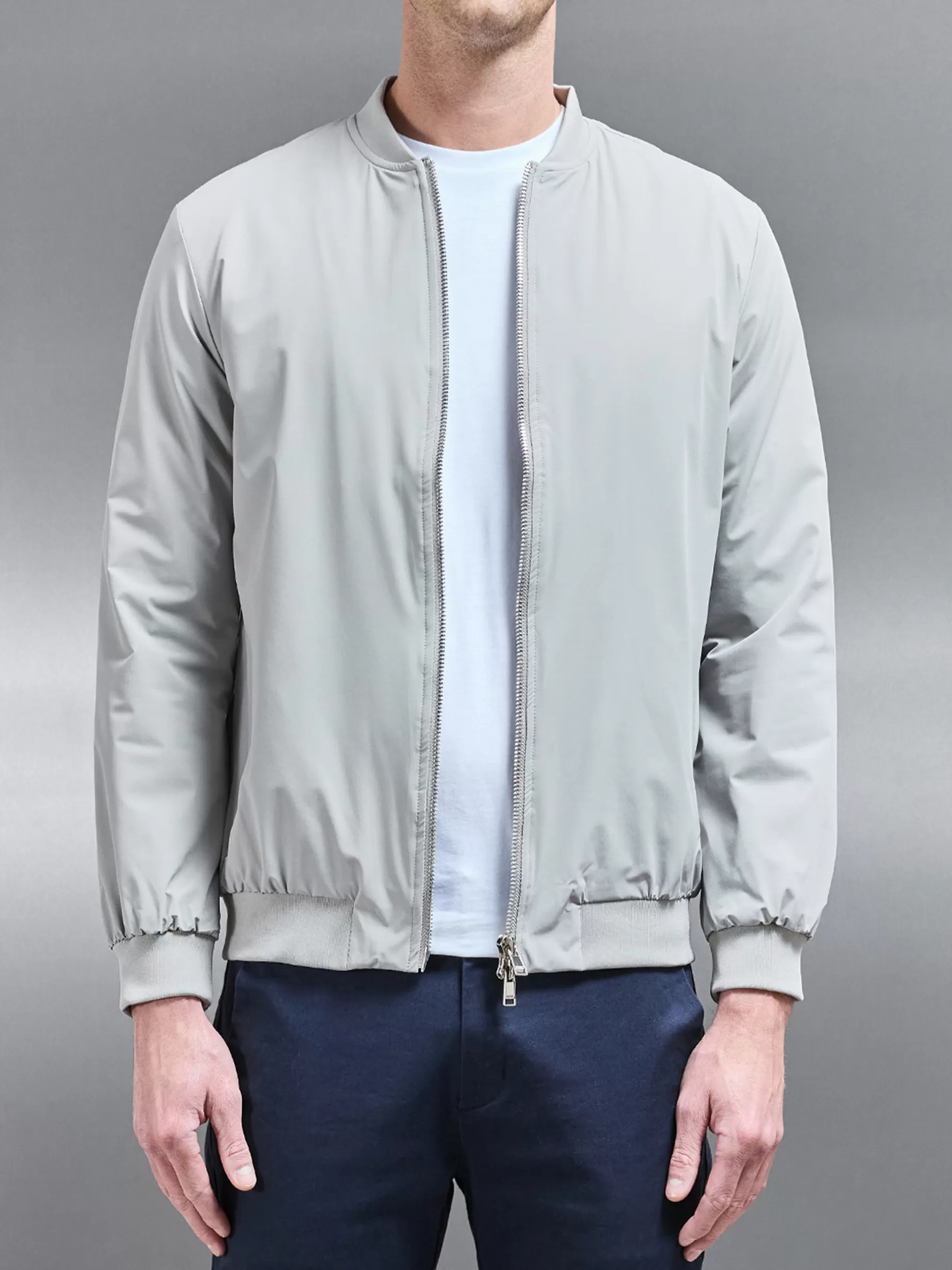 Flash Sale ARNE Nylon Padded Bomber Jacket - Stone