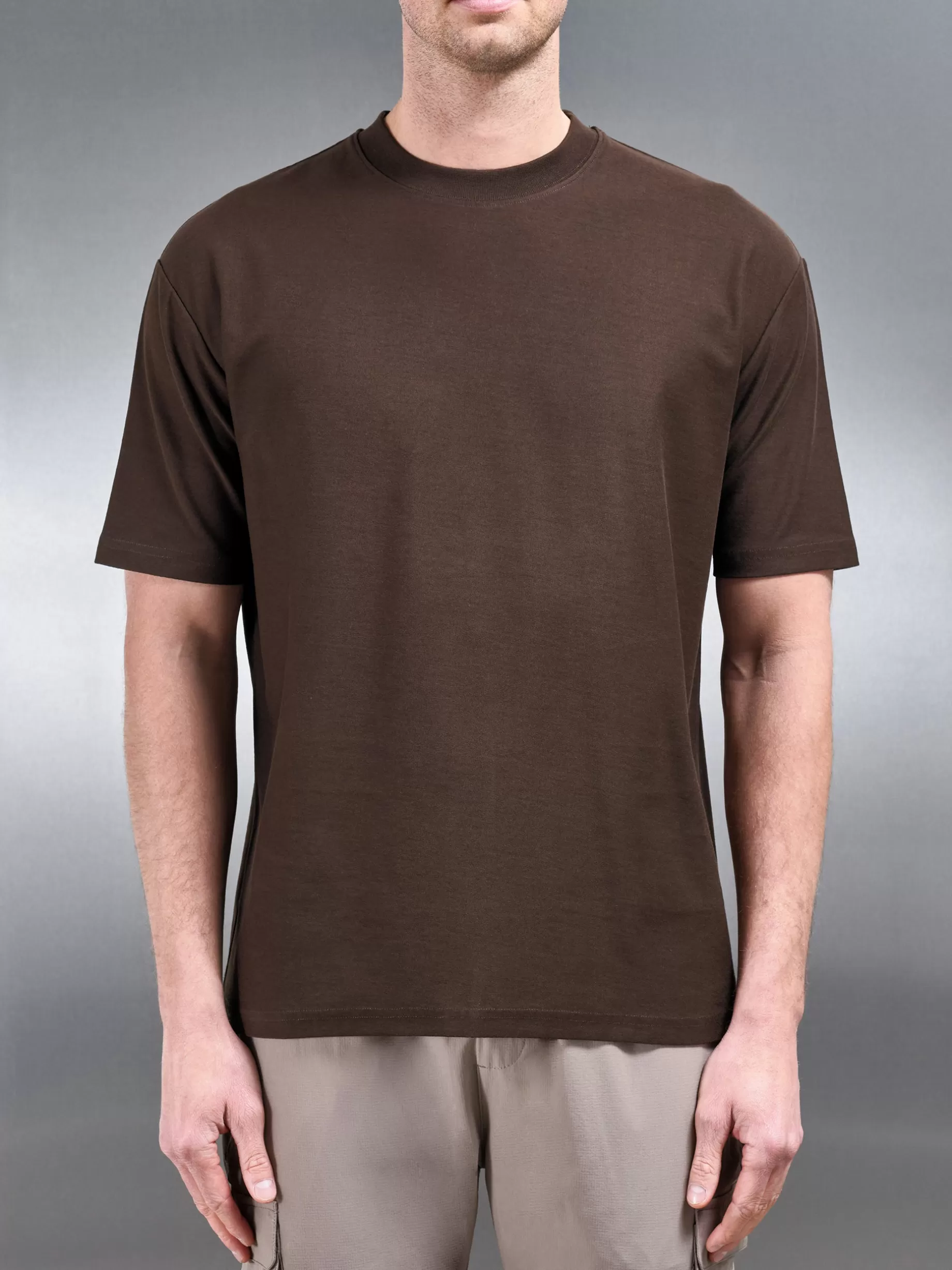 Best ARNE Relaxed Fit Cotton T-Shirt - Brown