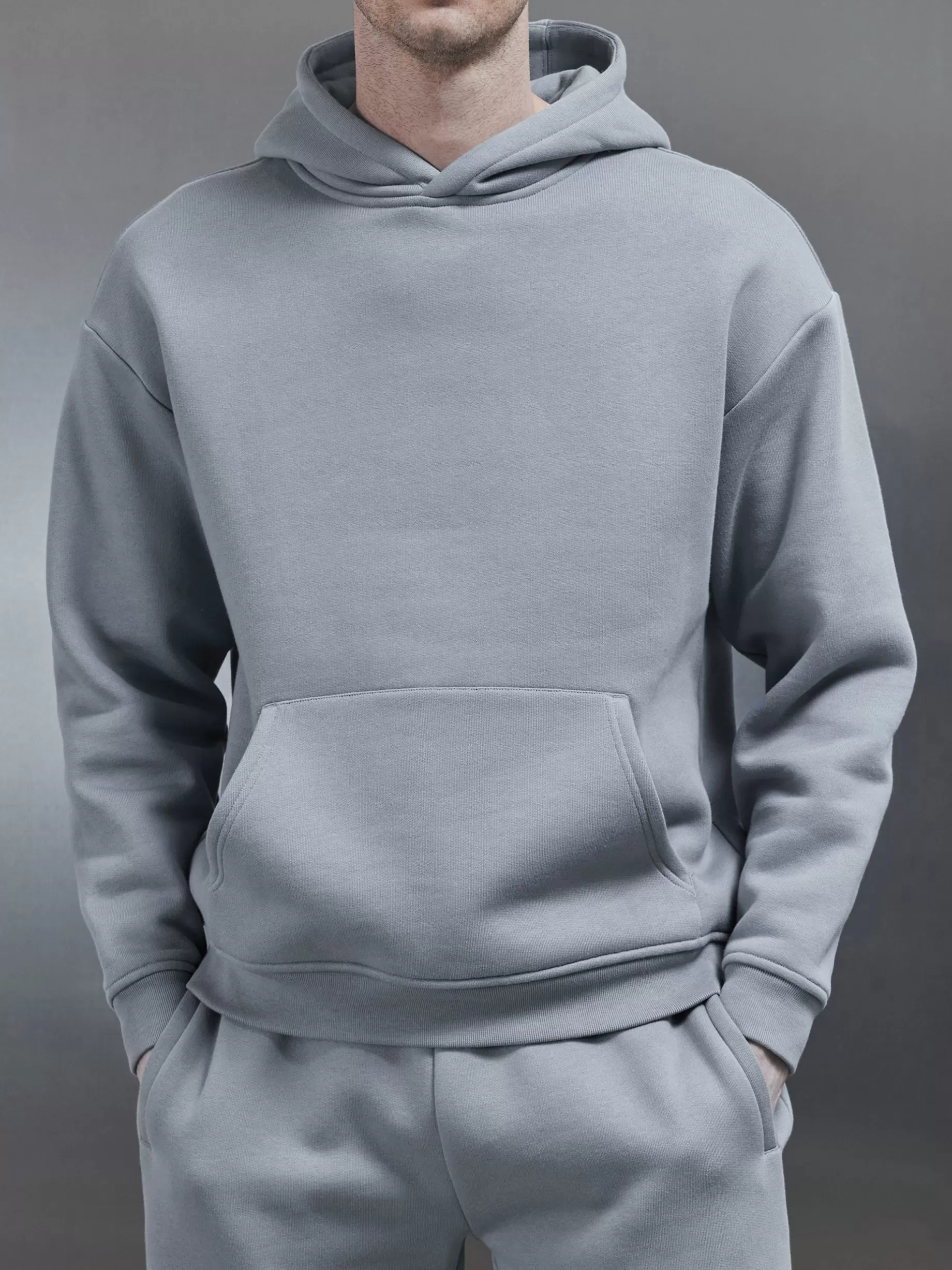 Clearance ARNE Relaxed Fit Hoodie - Coast Blue CoastBlue