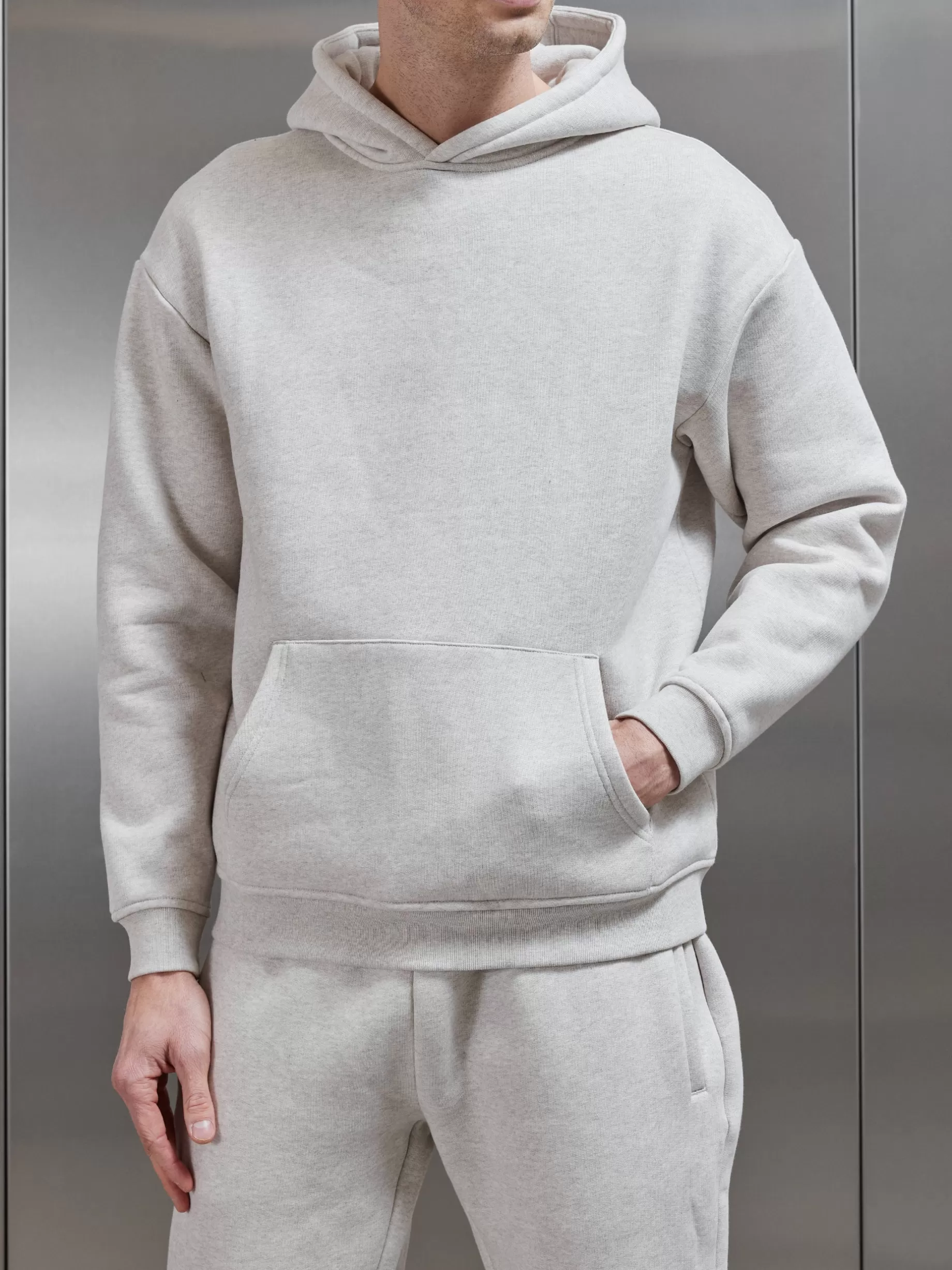 Sale ARNE Relaxed Fit Hoodie - Oatmeal