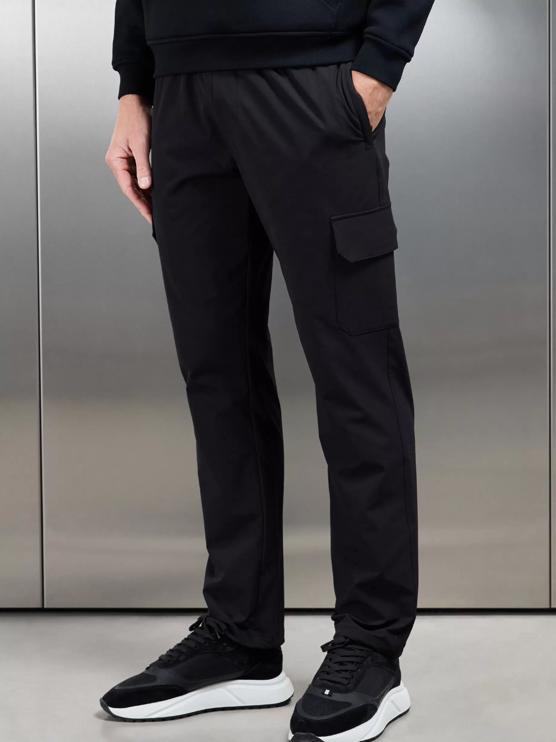 Flash Sale ARNE Relaxed Fit Nylon Cargo Pant - Black