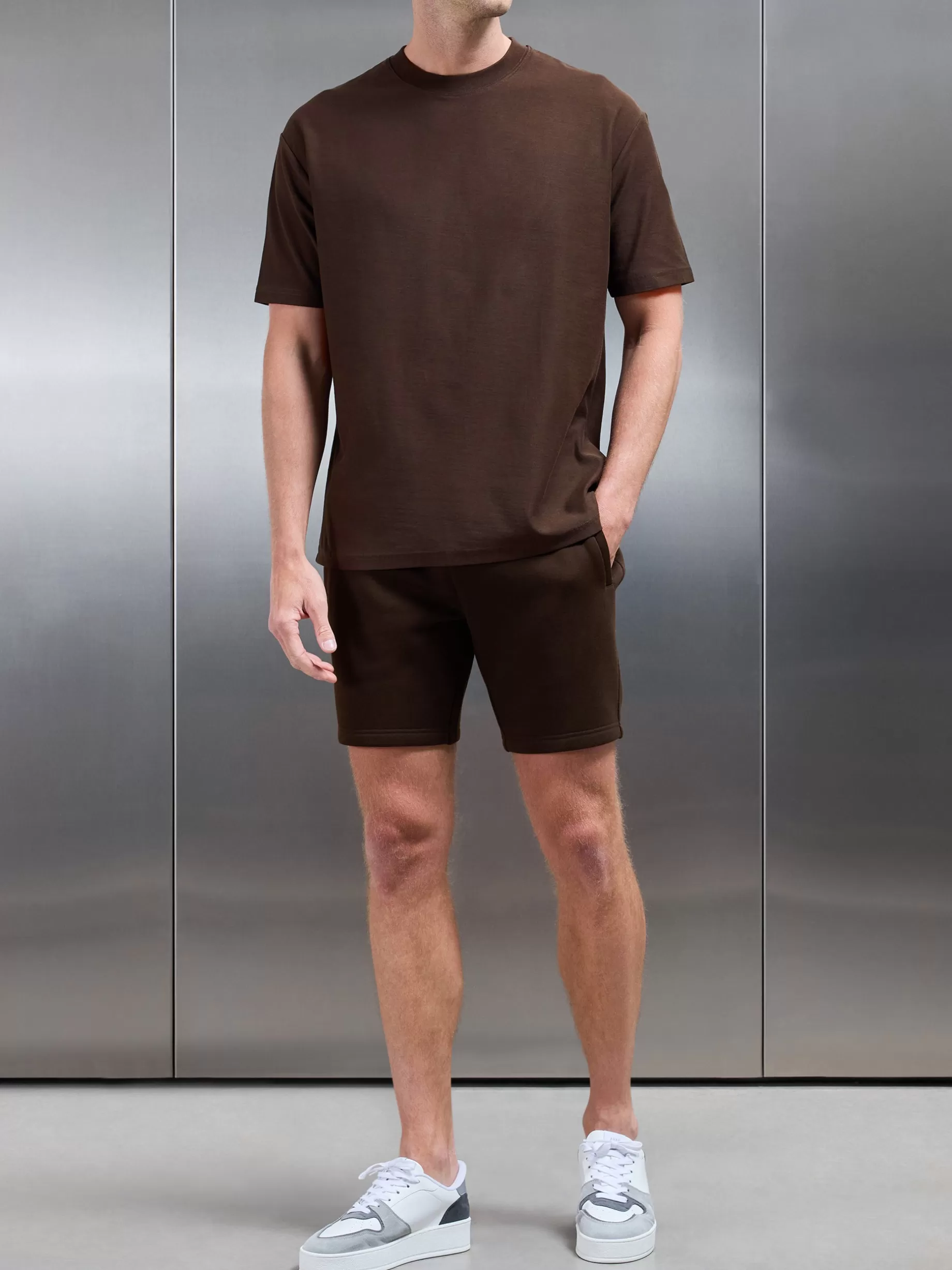 Shop ARNE Relaxed Fit Short - Brown