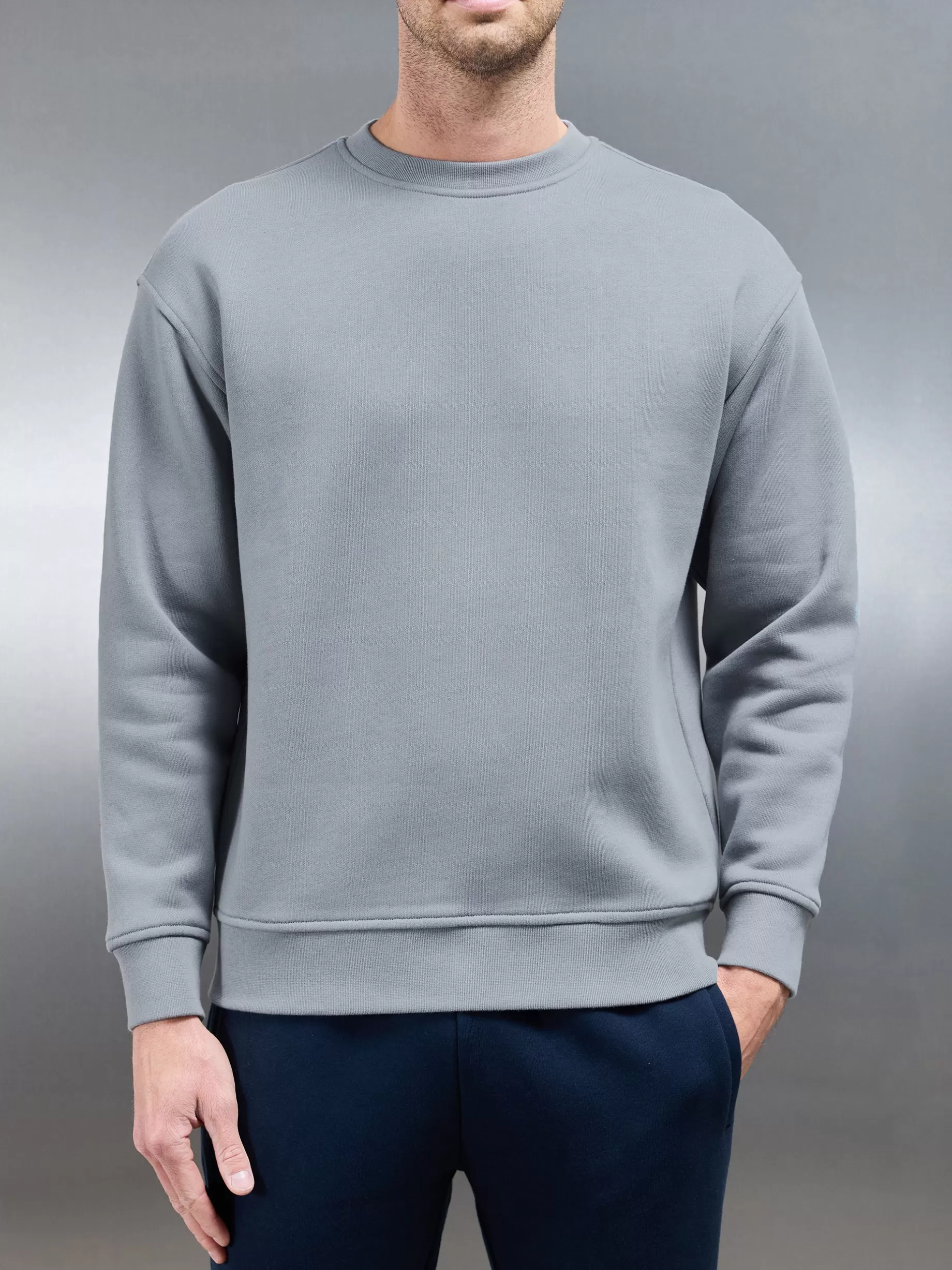 Discount ARNE Relaxed Fit Sweatshirt - Coast Blue CoastBlue