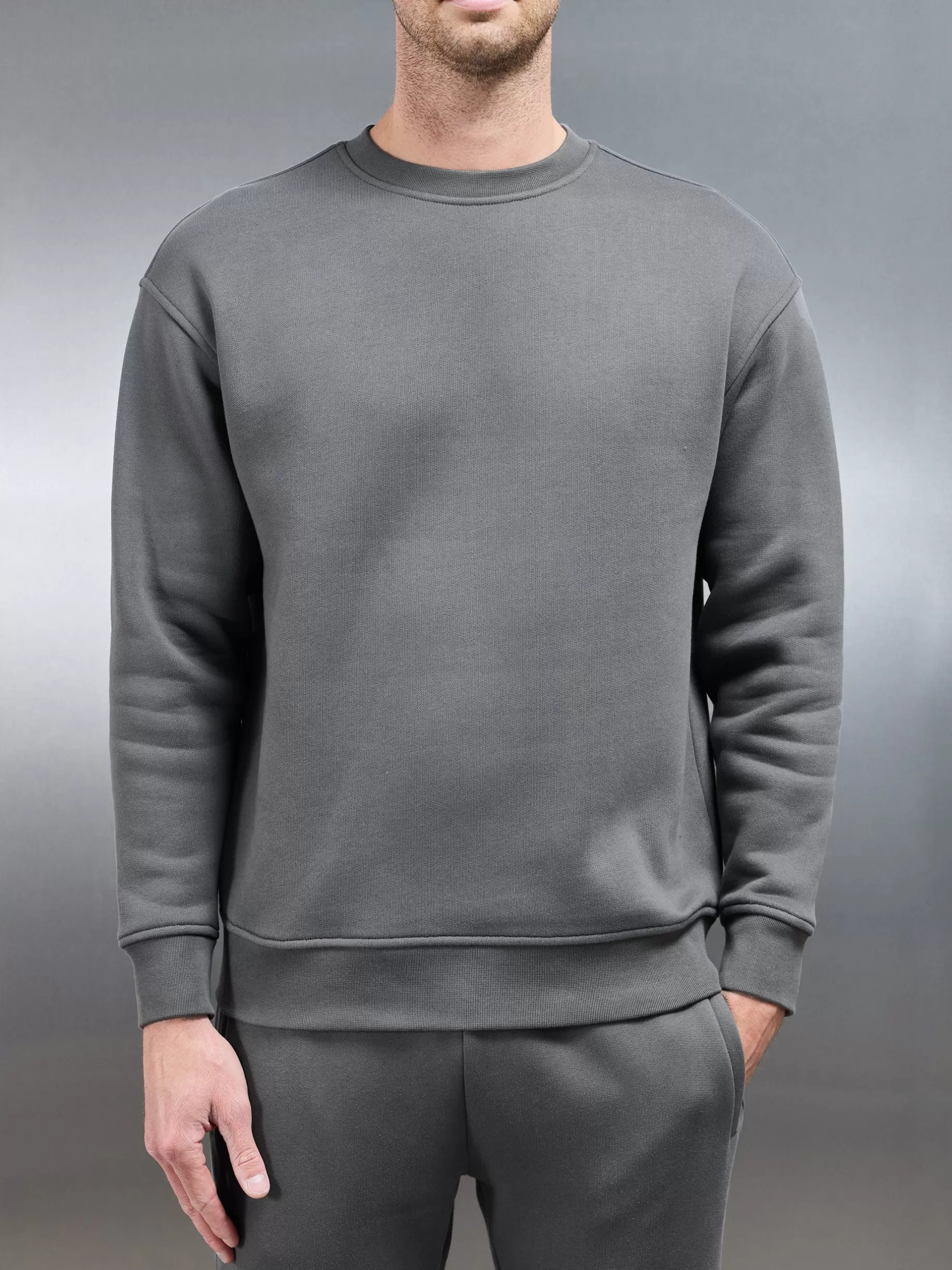 Best Sale ARNE Relaxed Fit Sweatshirt - Grey