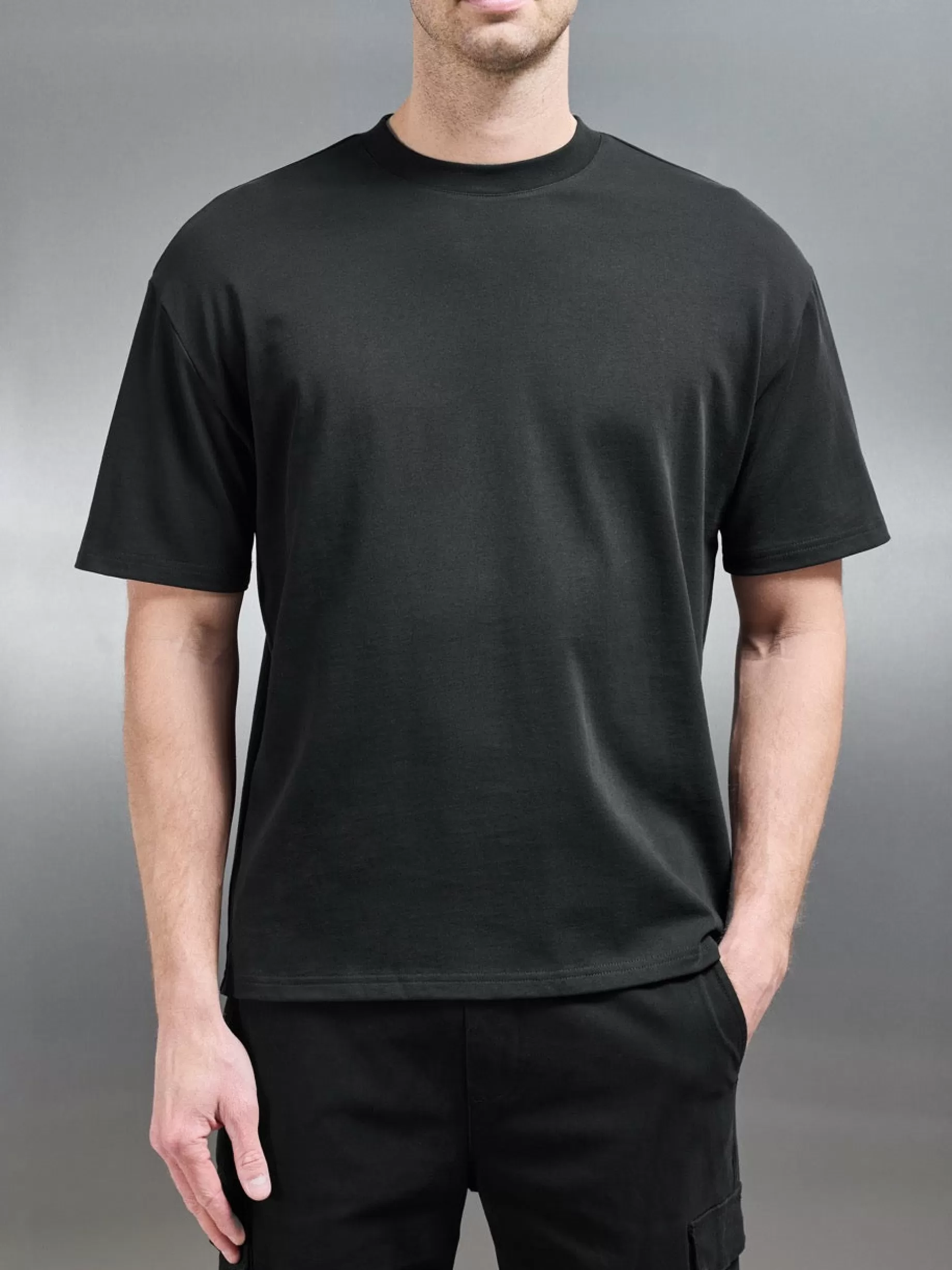 Cheap ARNE Relaxed Fit T-Shirt - Black