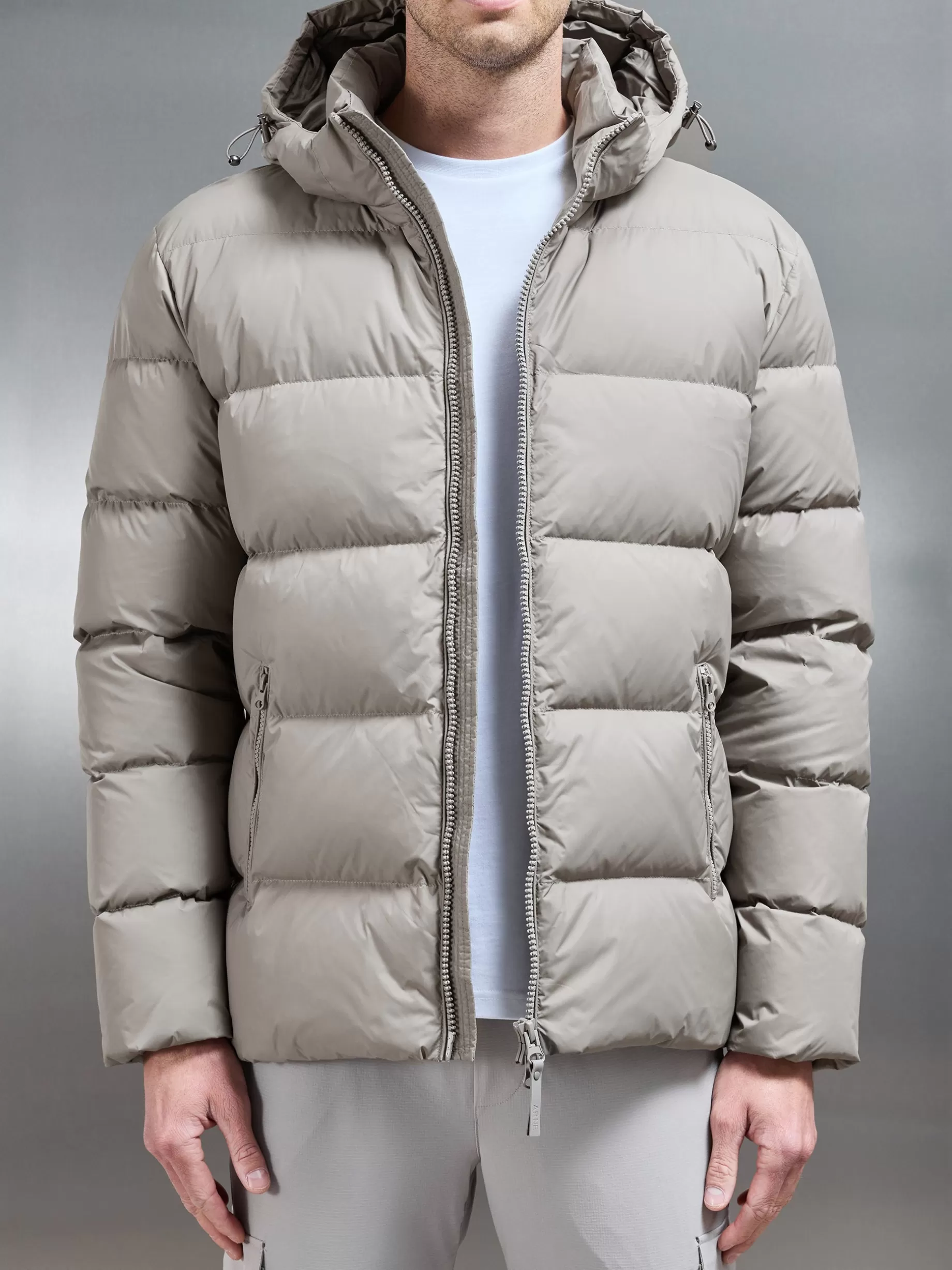 Online ARNE Short Down Jacket - Taupe