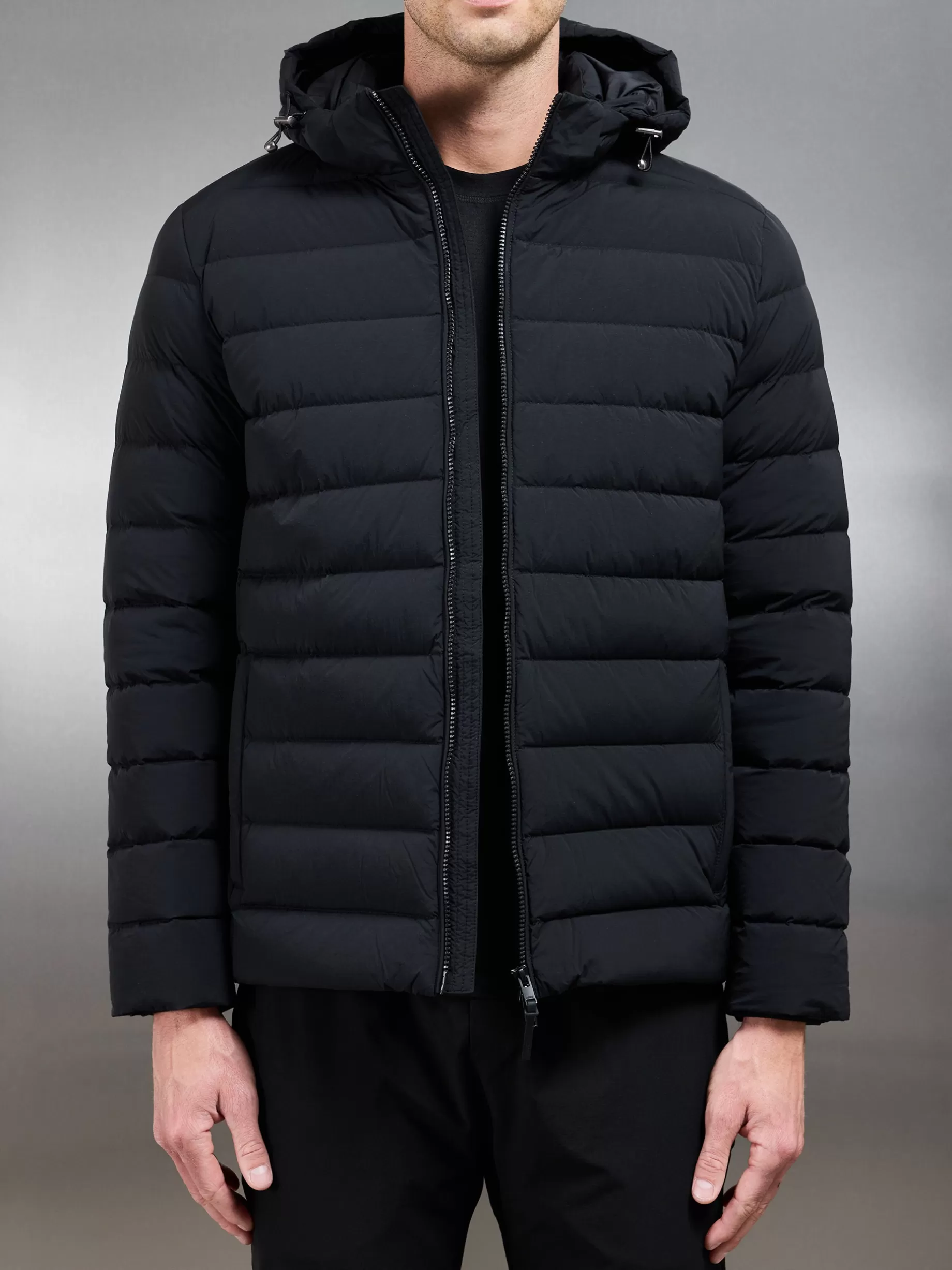 Flash Sale ARNE Short Technical Down Jacket - Black