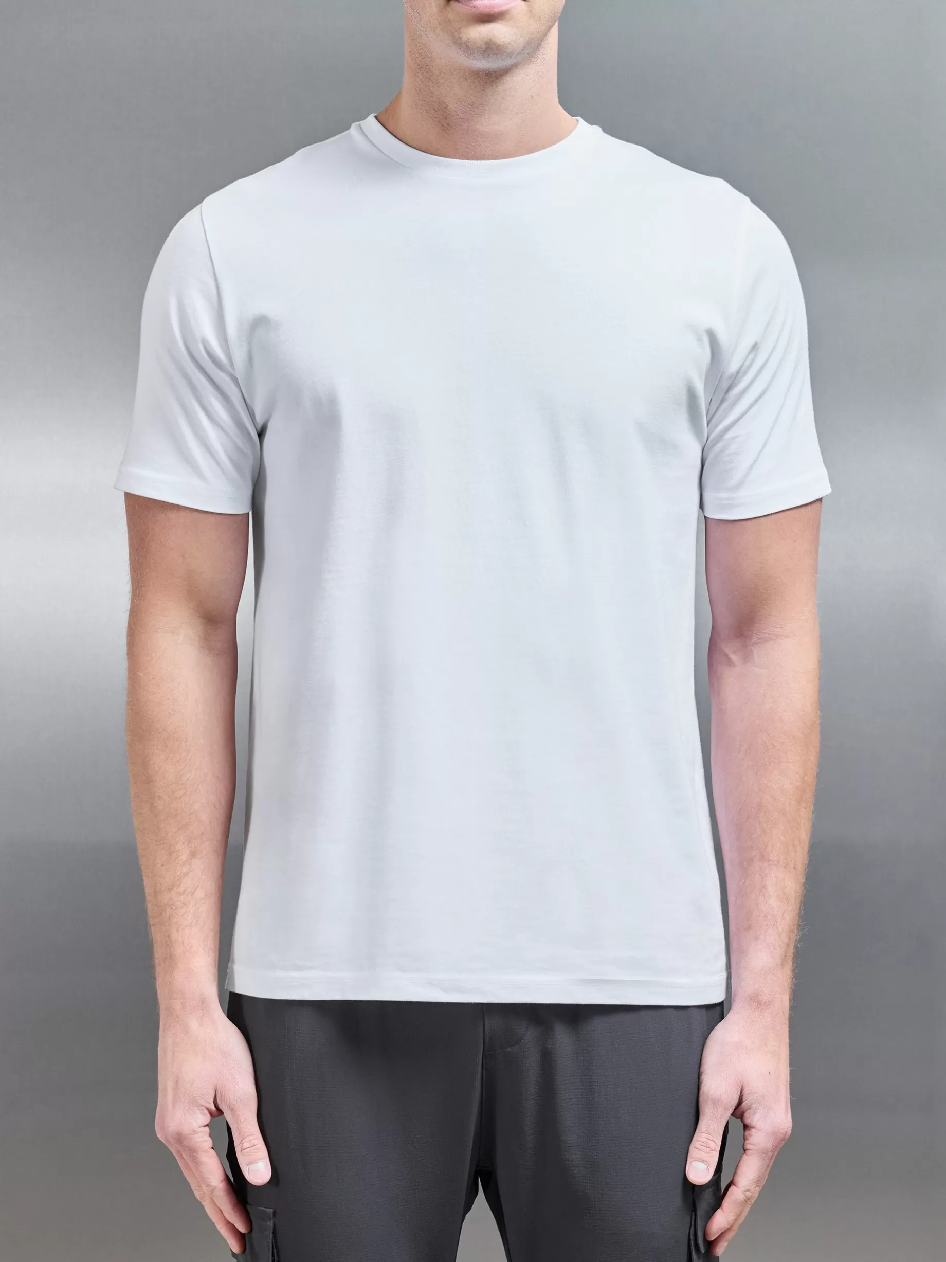 Outlet ARNE Slim Fit Cotton T-shirt - White