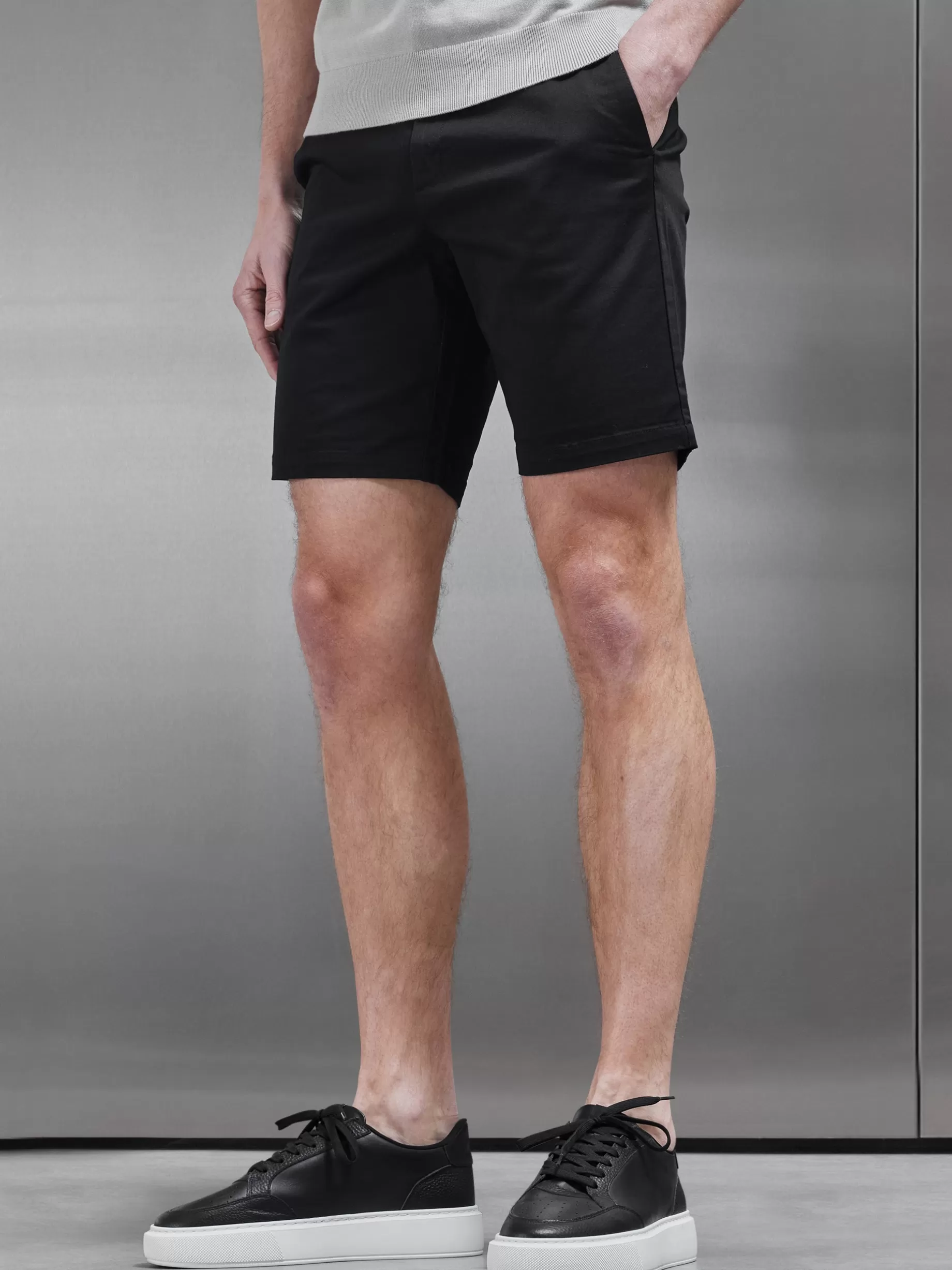 Best Sale ARNE Tailored Chino Short - Black