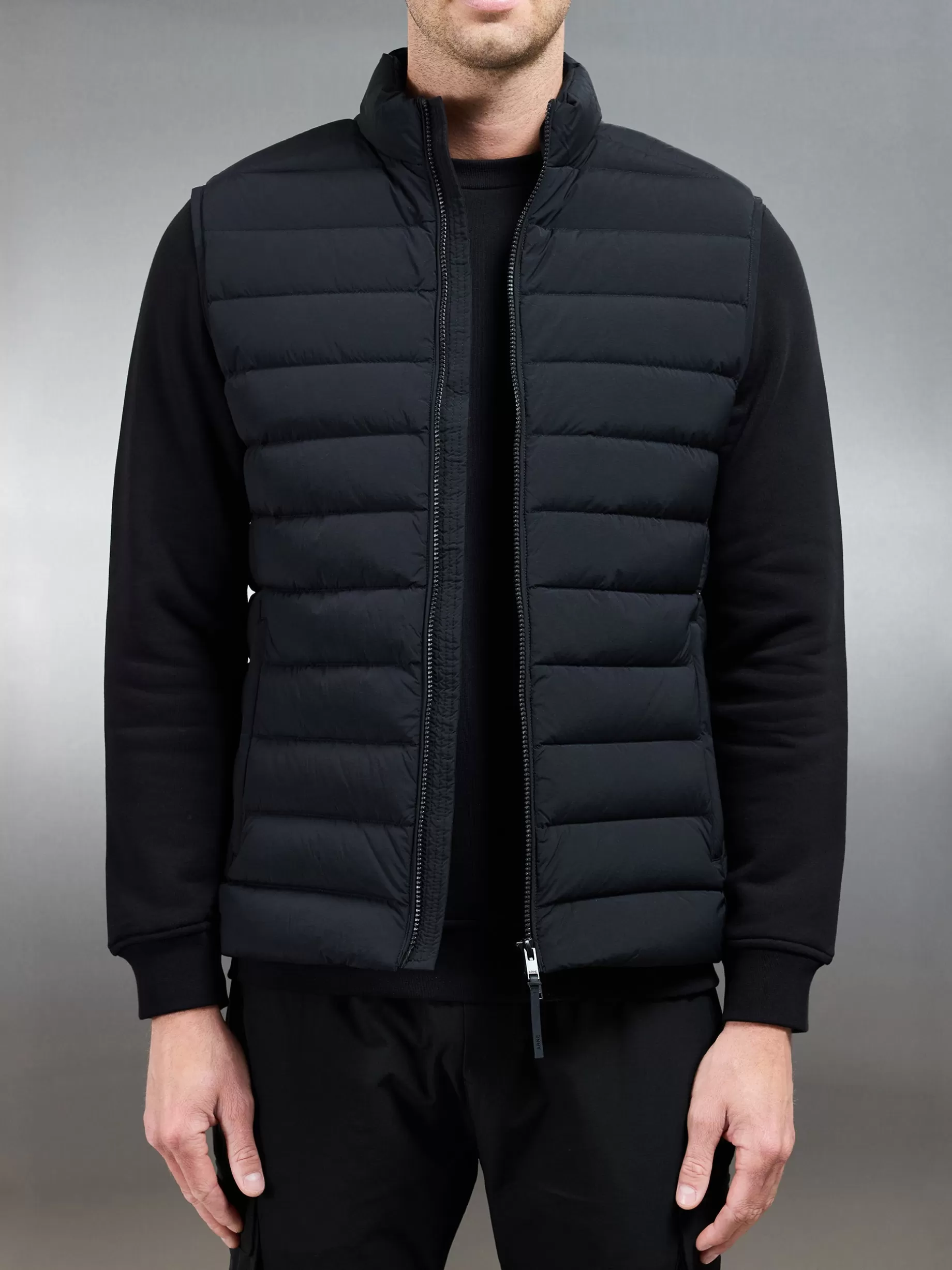 Flash Sale ARNE Technical Down Gilet - Black