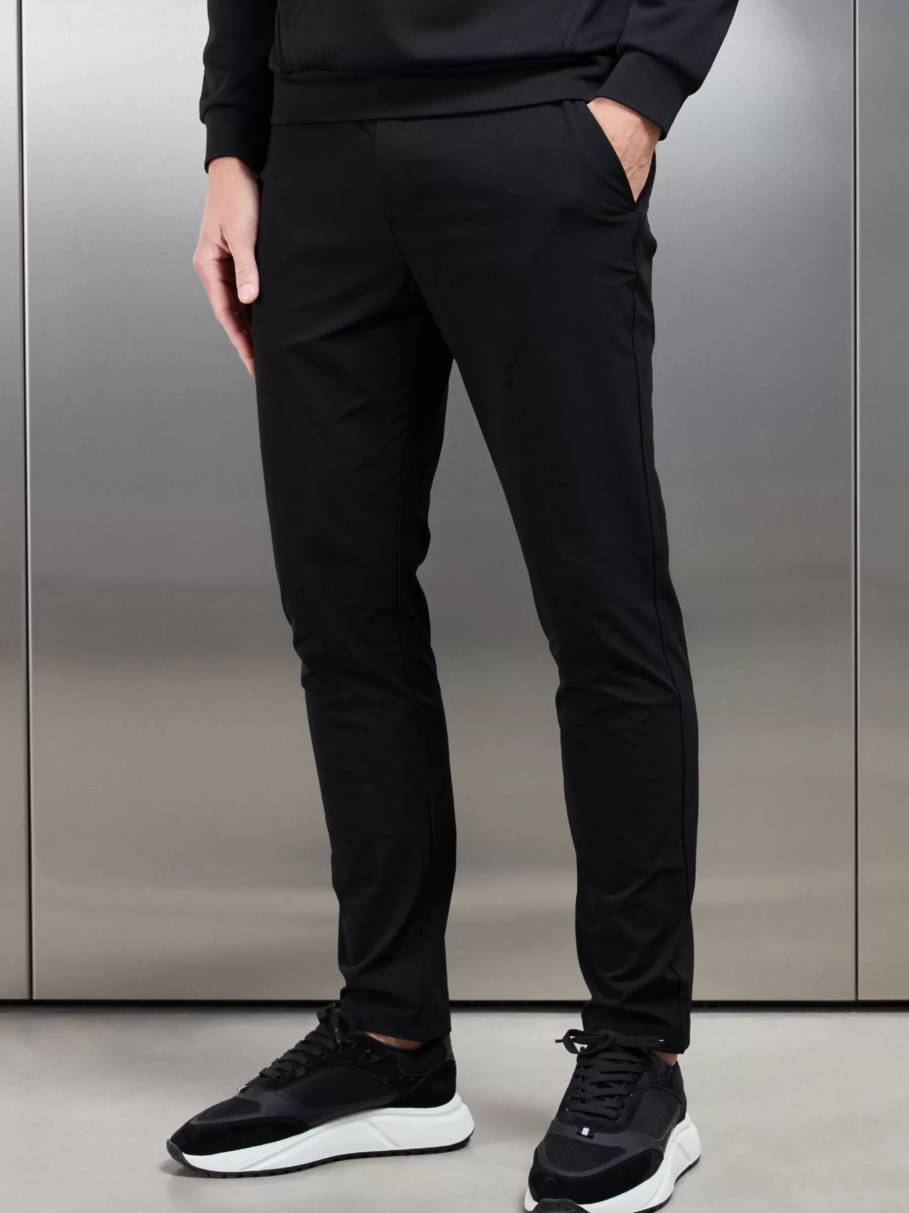 Clearance ARNE Technical Tailored Trouser - Black