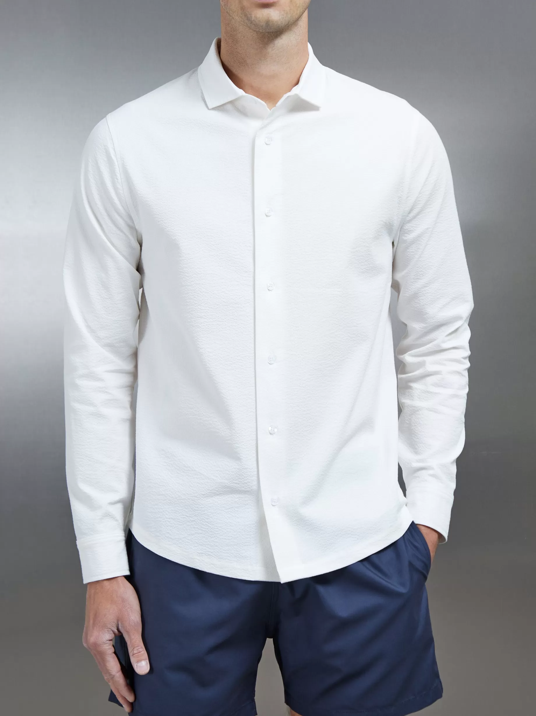 Online ARNE The Resort Long Sleeve Shirt - White