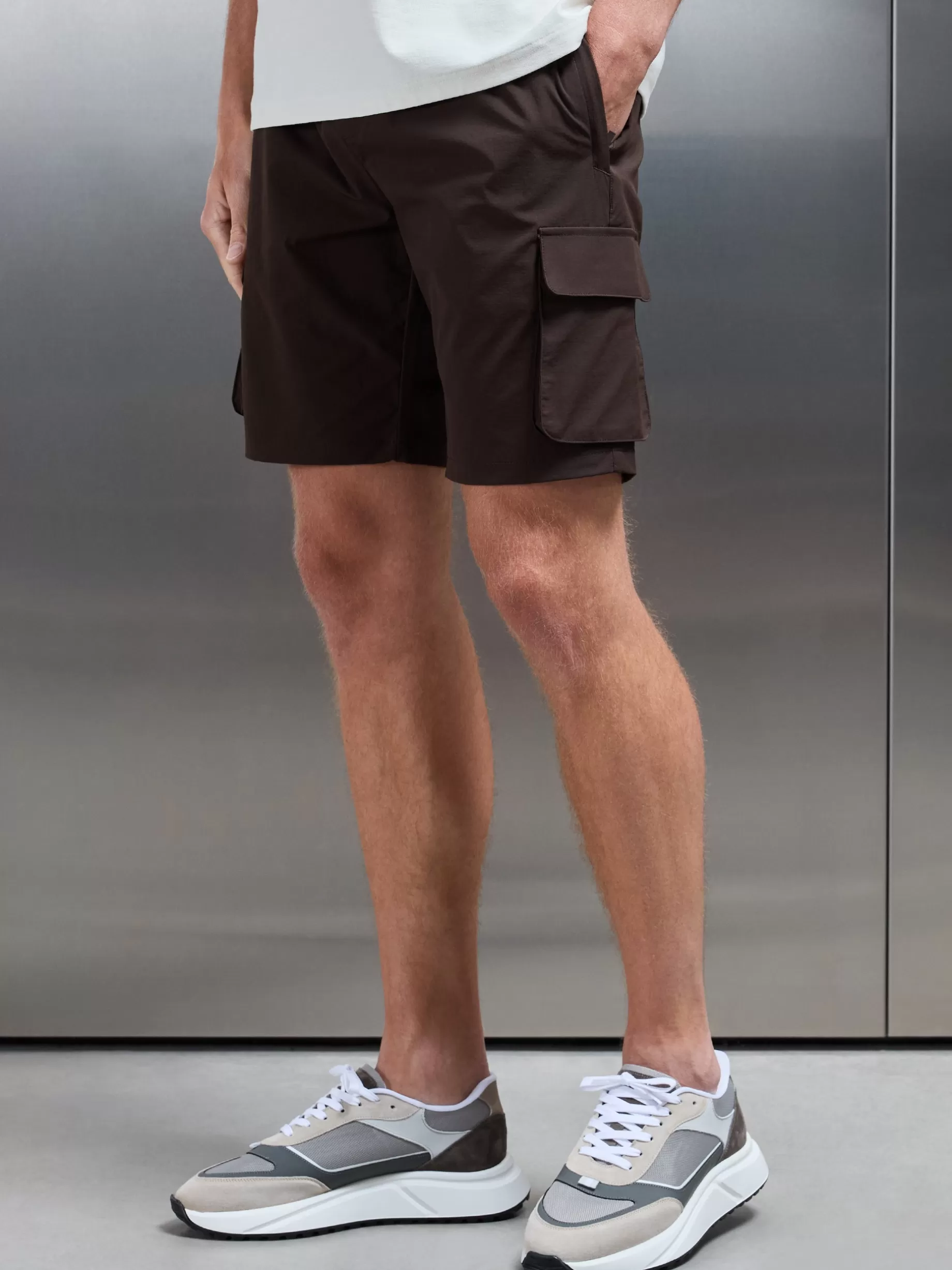 Clearance ARNE Utility Cargo Short - Brown