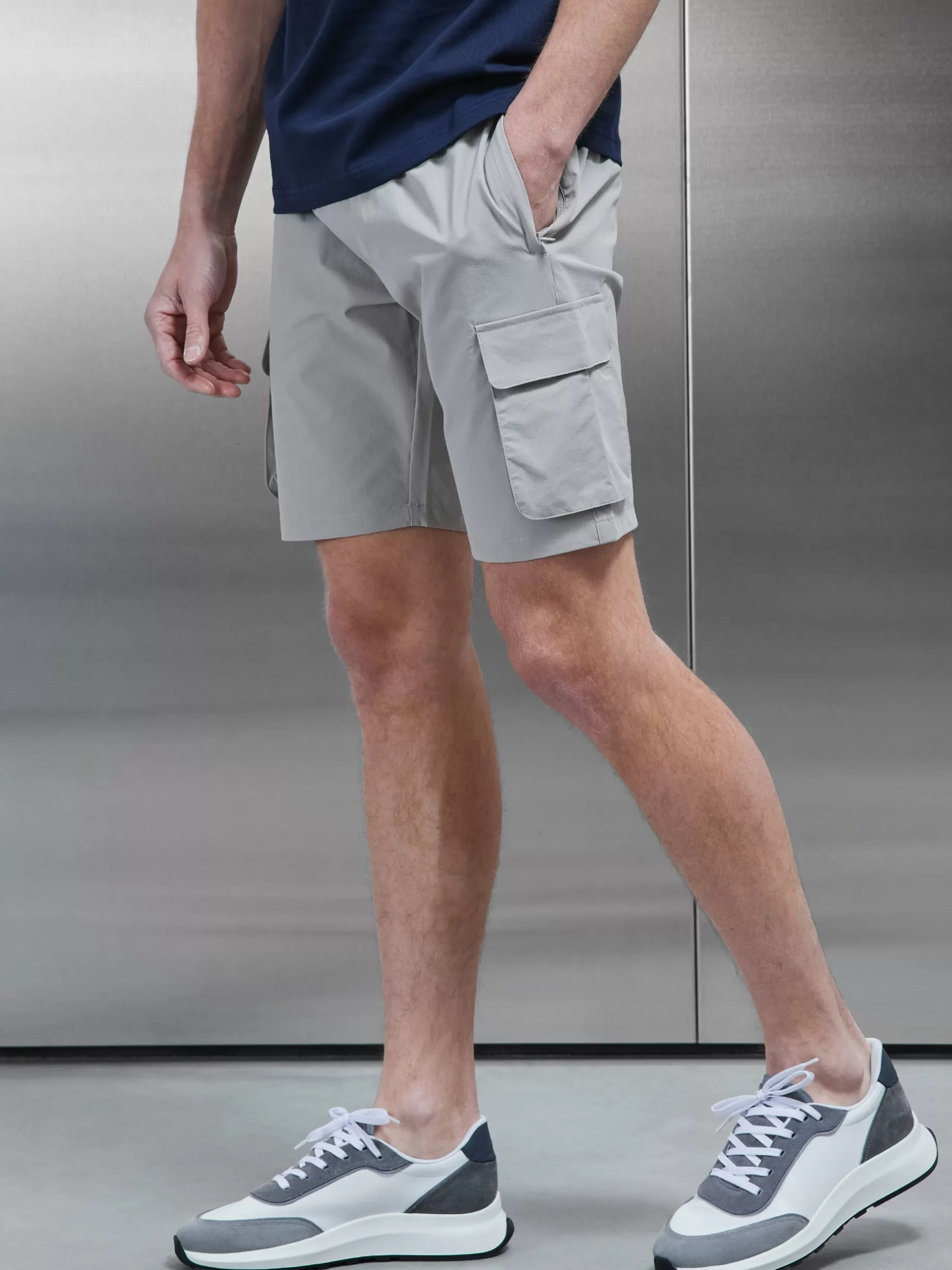 Best Sale ARNE Utility Cargo Short - Stone