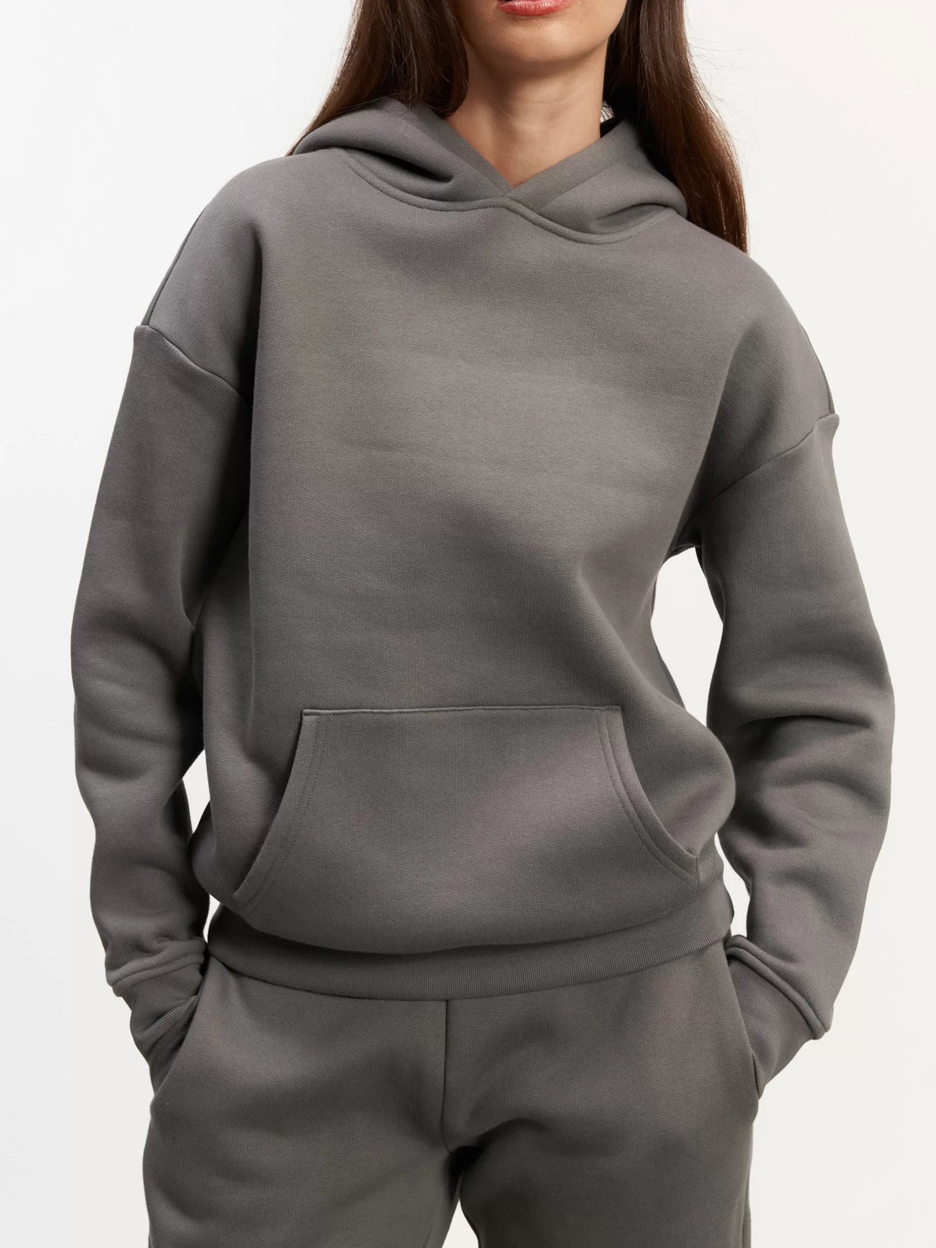 Discount ARNE Womens Relaxed Hoodie - Grey