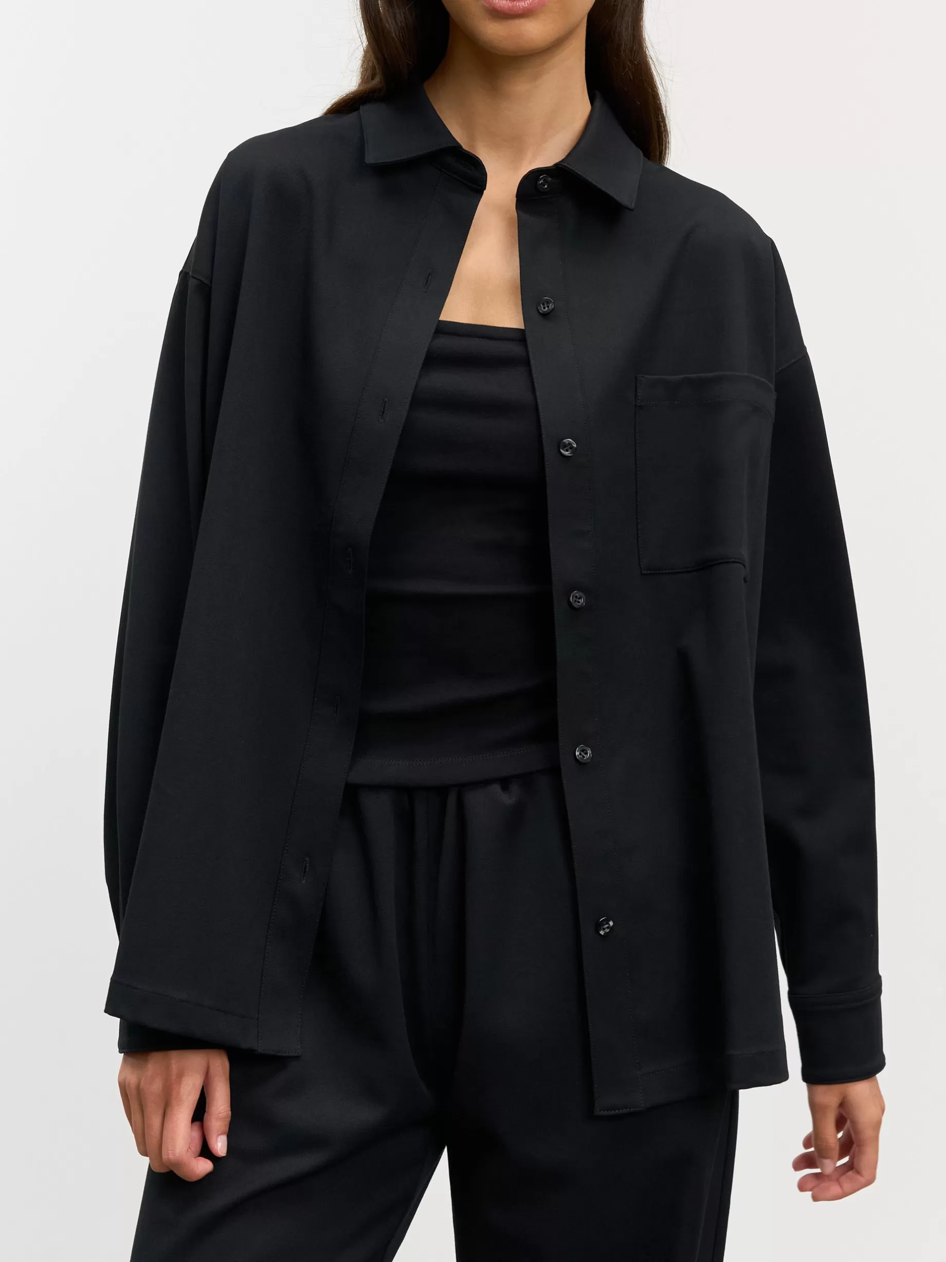 Discount ARNE Womens Relaxed Shirt - Black