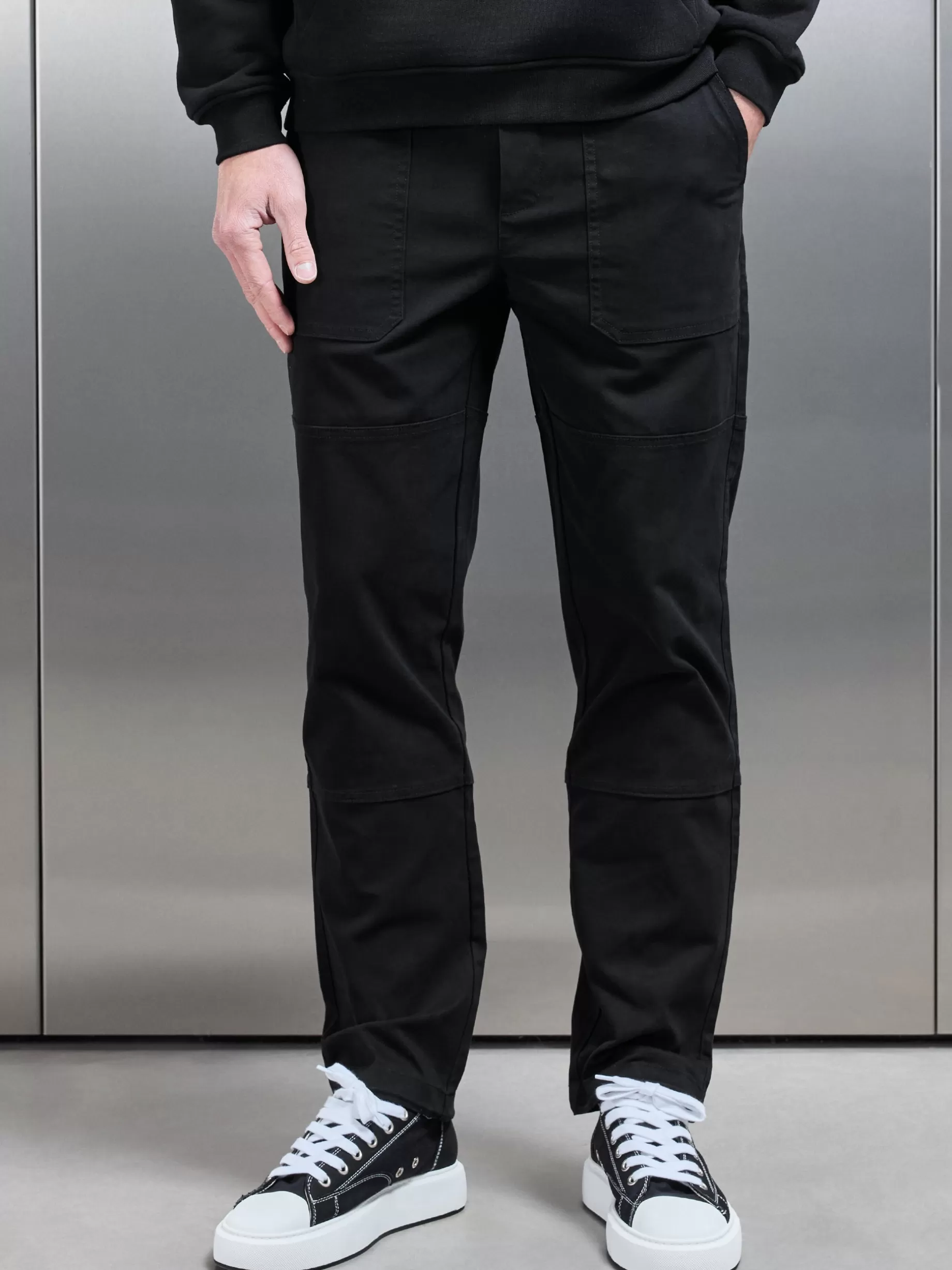 Best Sale ARNE Worker Trouser - Black